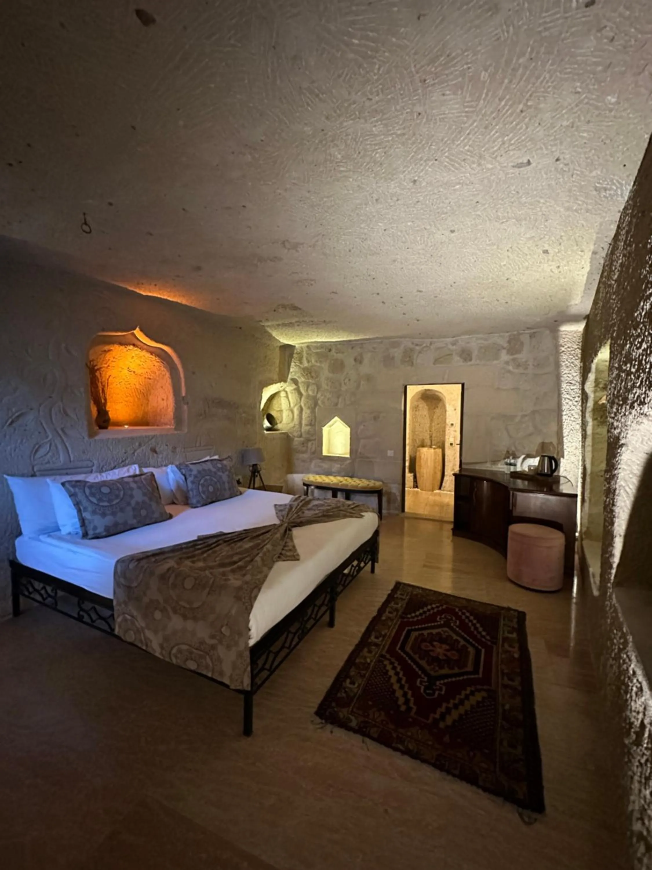 Bedroom, Bed in Ortahisar Cave Hotel