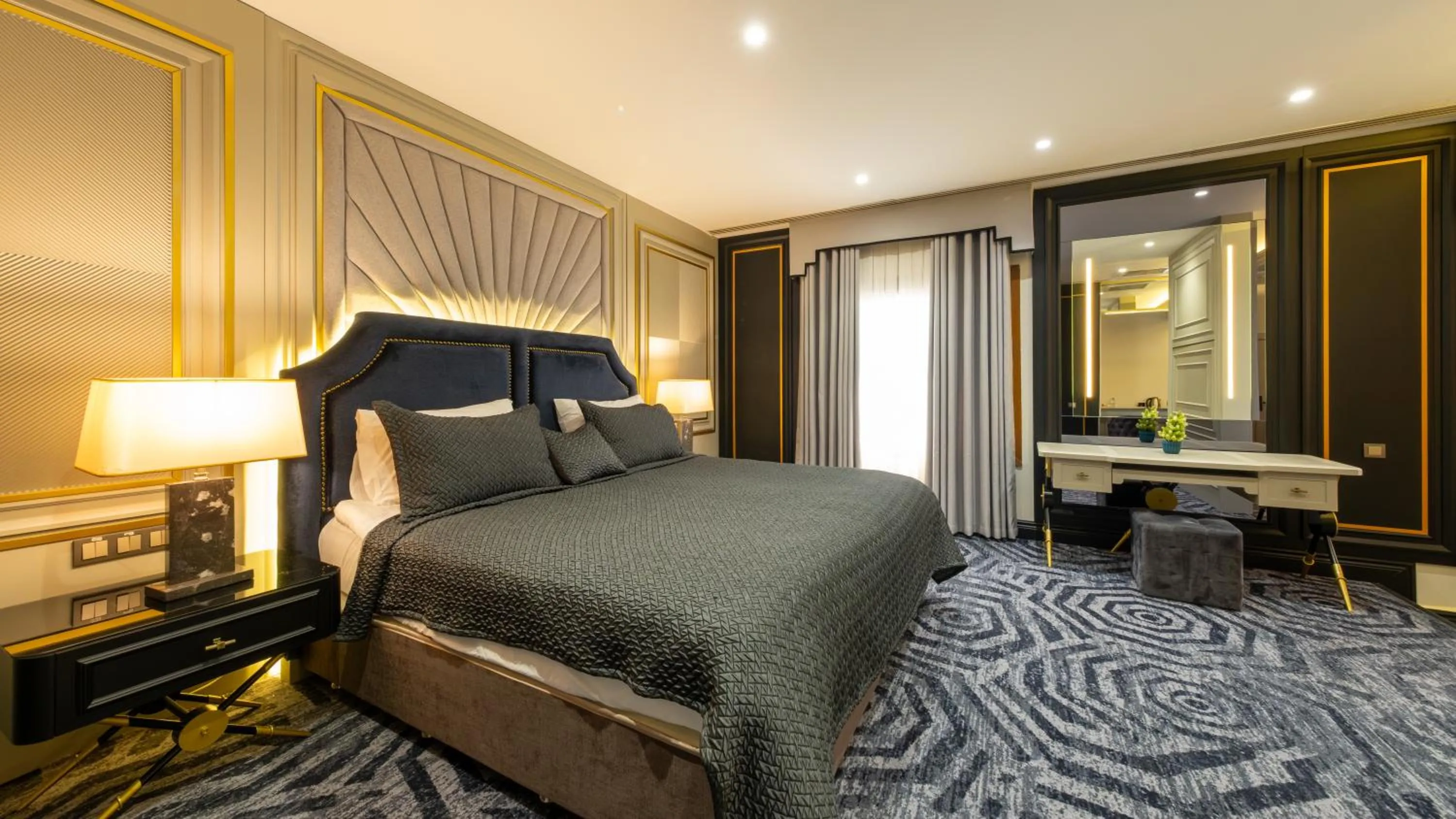 Bed in Teymur Continental Hotel