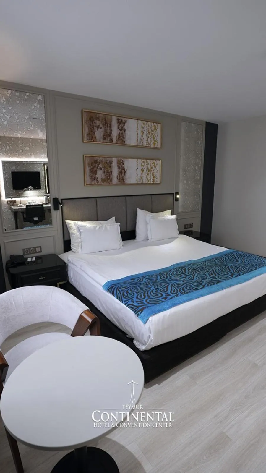 Bed in Teymur Continental Hotel