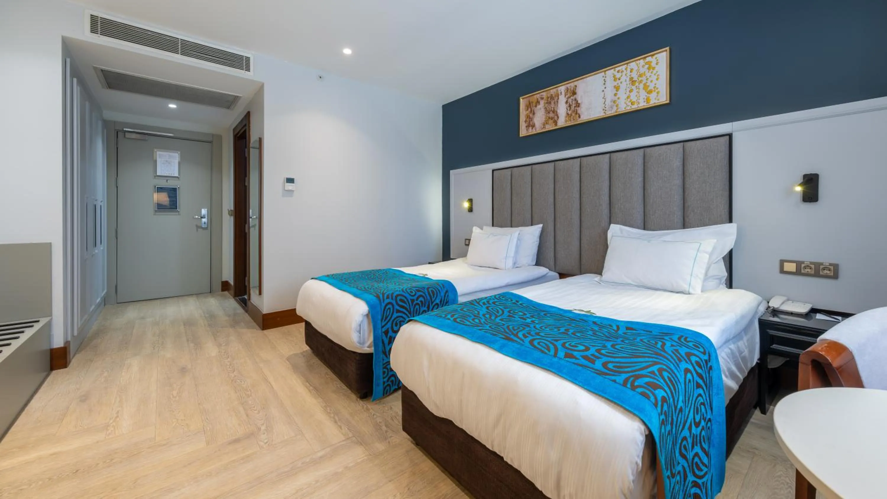 Bed in Teymur Continental Hotel