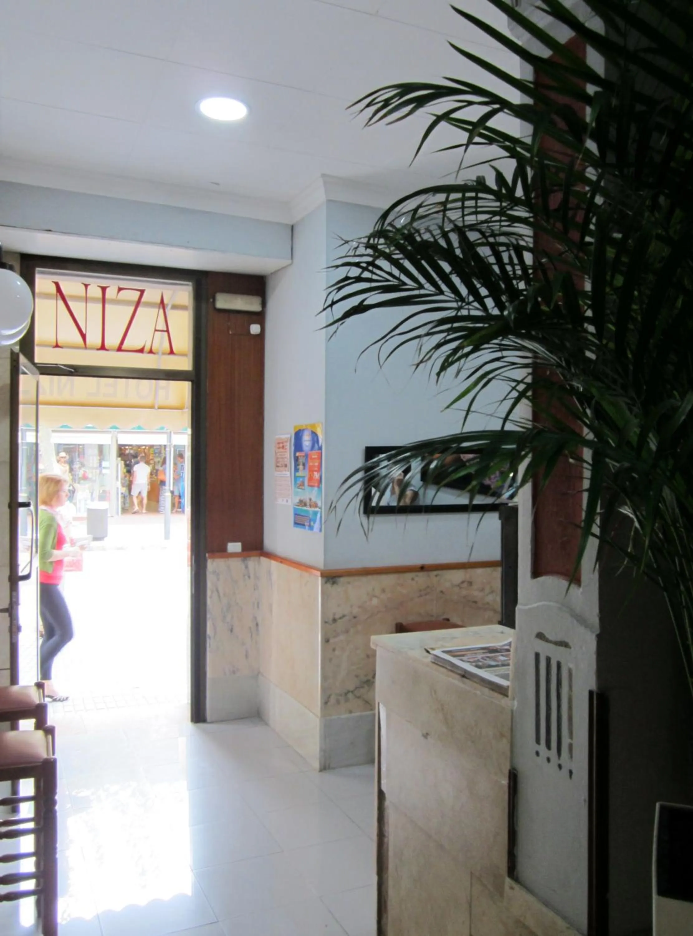 Lobby or reception in Hotel Niza