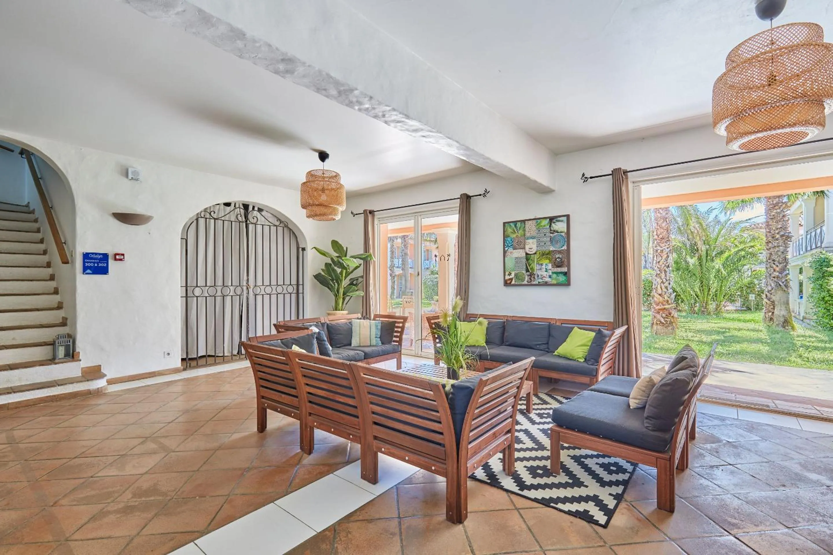 Lobby or reception in Résidence Odalys La Palmeraie