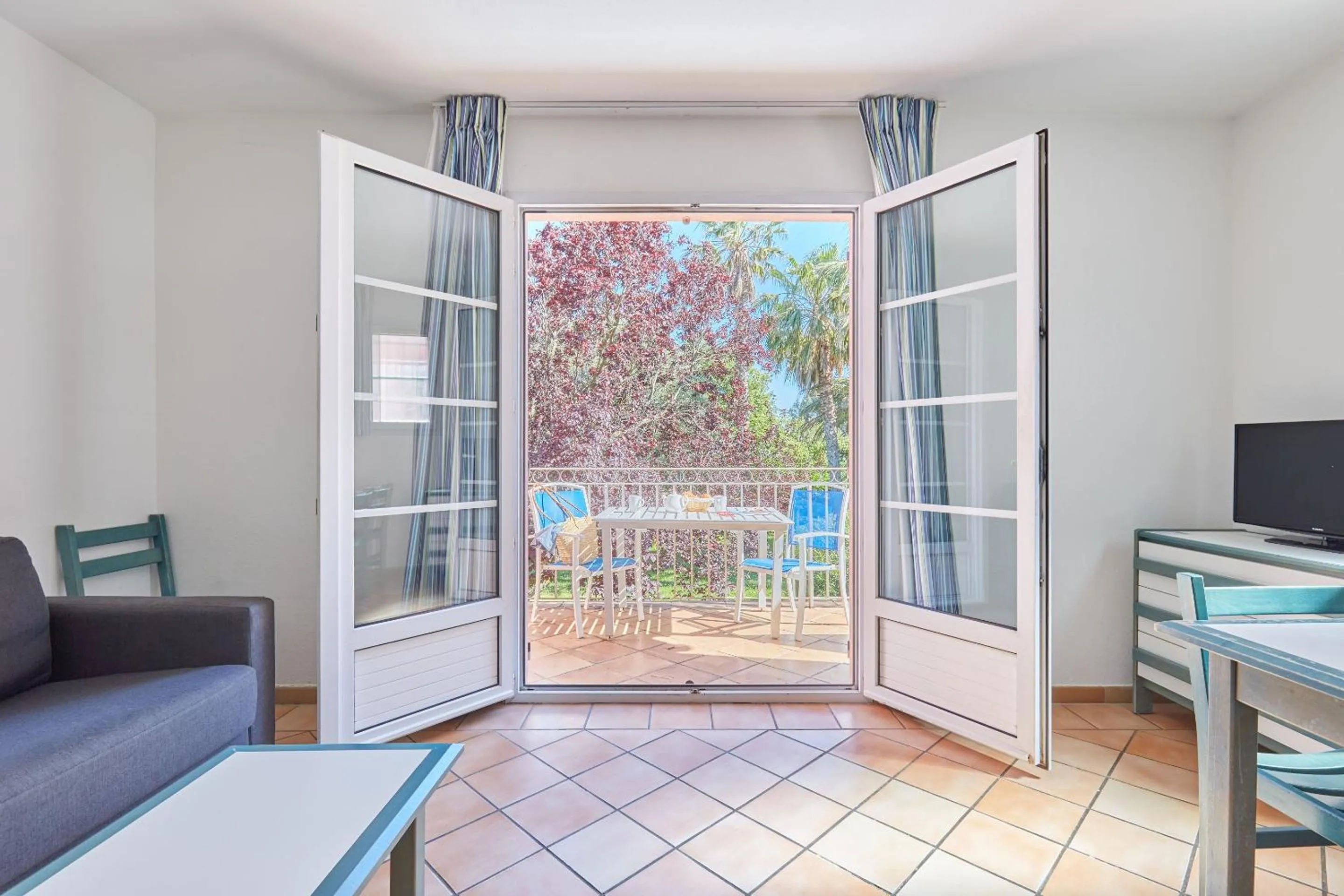 Balcony/Terrace in Résidence Odalys La Palmeraie