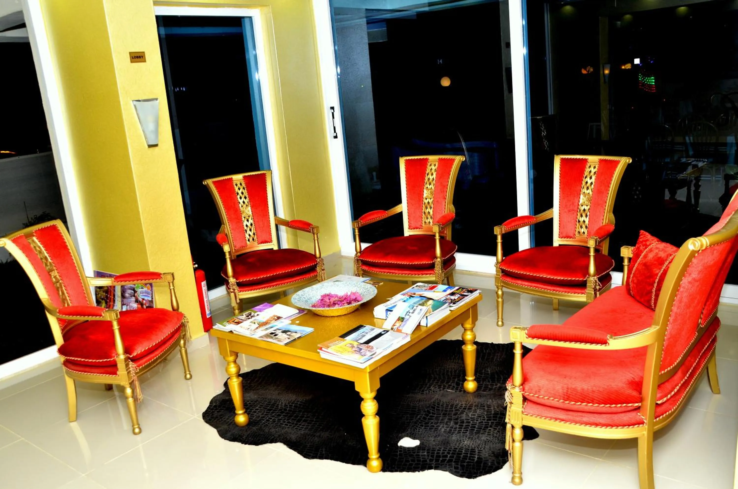 Seating area in Rumana Hotel