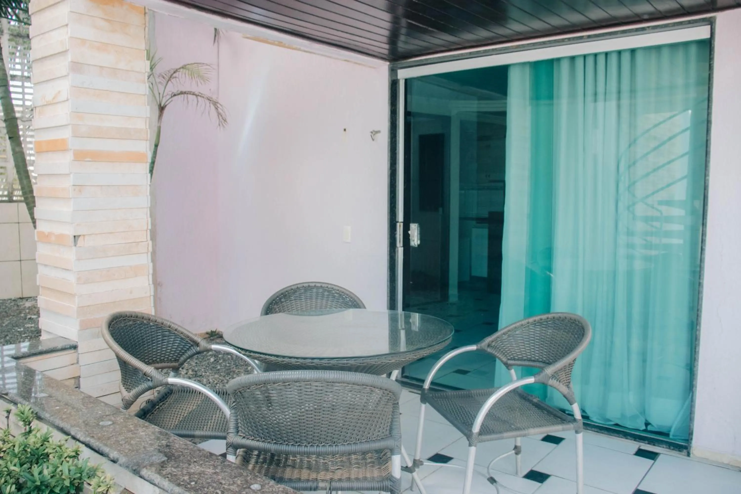 Patio in Hotel Arrecife dos Corais