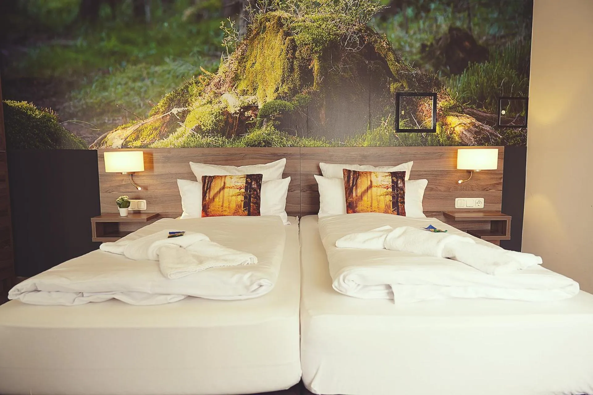 Bed in Hotel Mein Bergblick