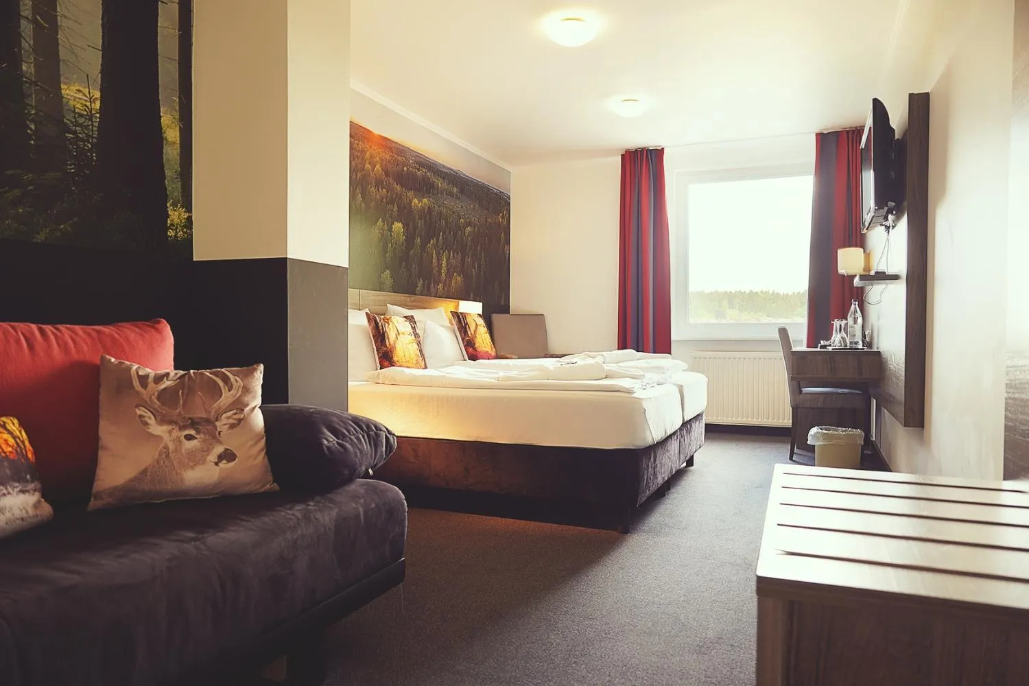 Photo of the whole room, Bed in Hotel Mein Bergblick