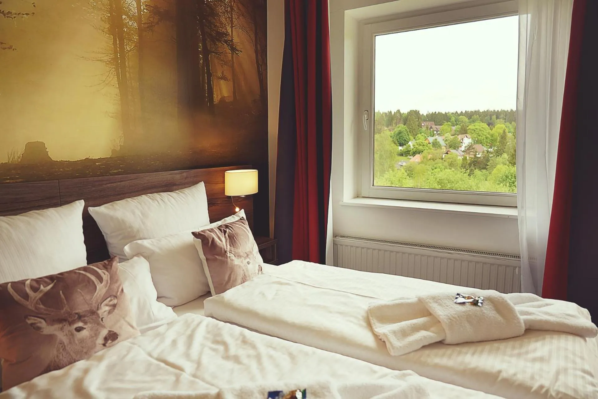 Bed in Hotel Mein Bergblick