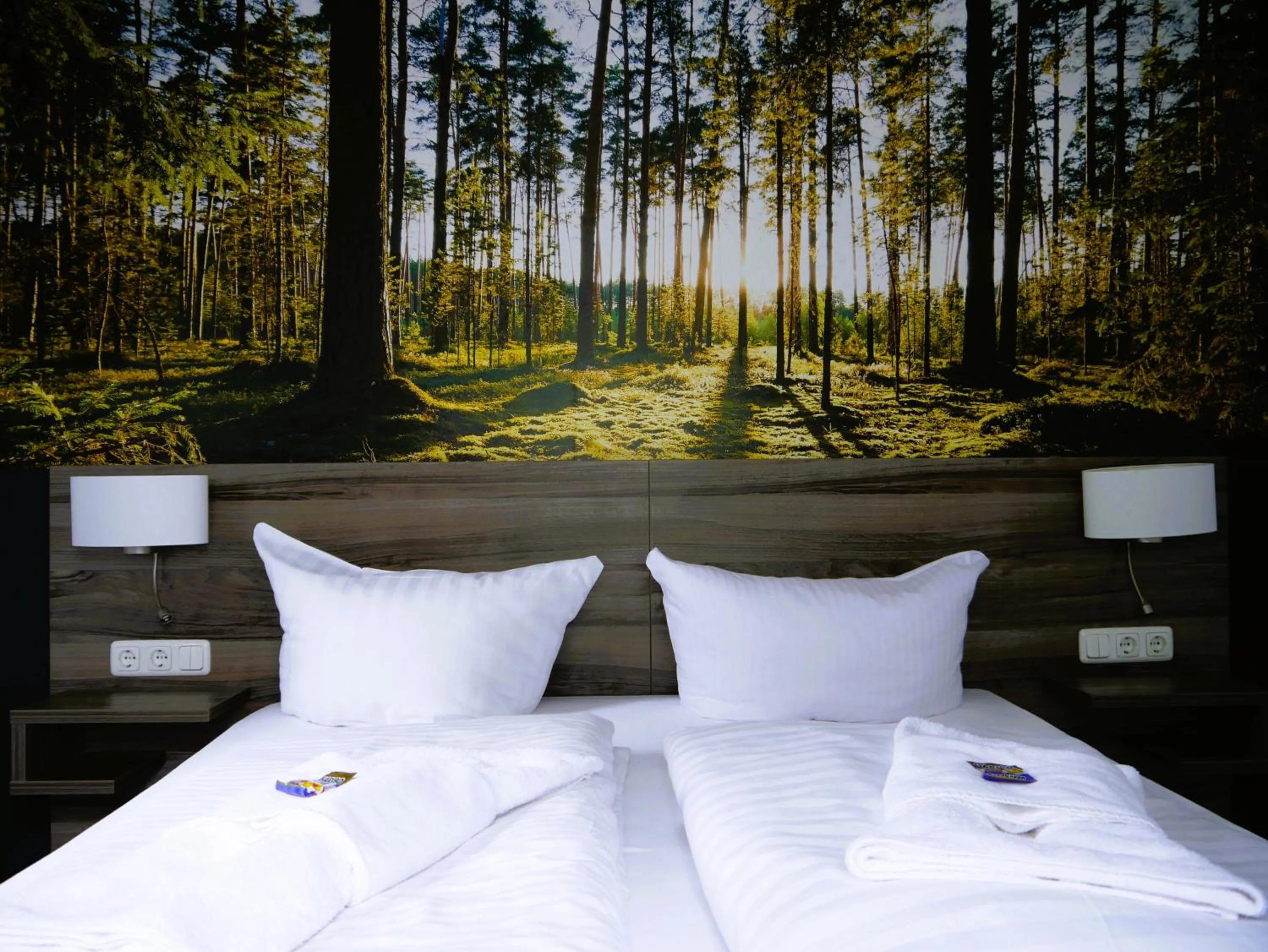 Bed in Hotel Mein Bergblick