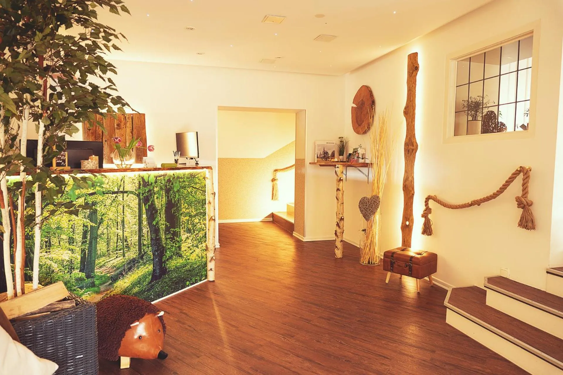 Lobby or reception in Hotel Mein Bergblick