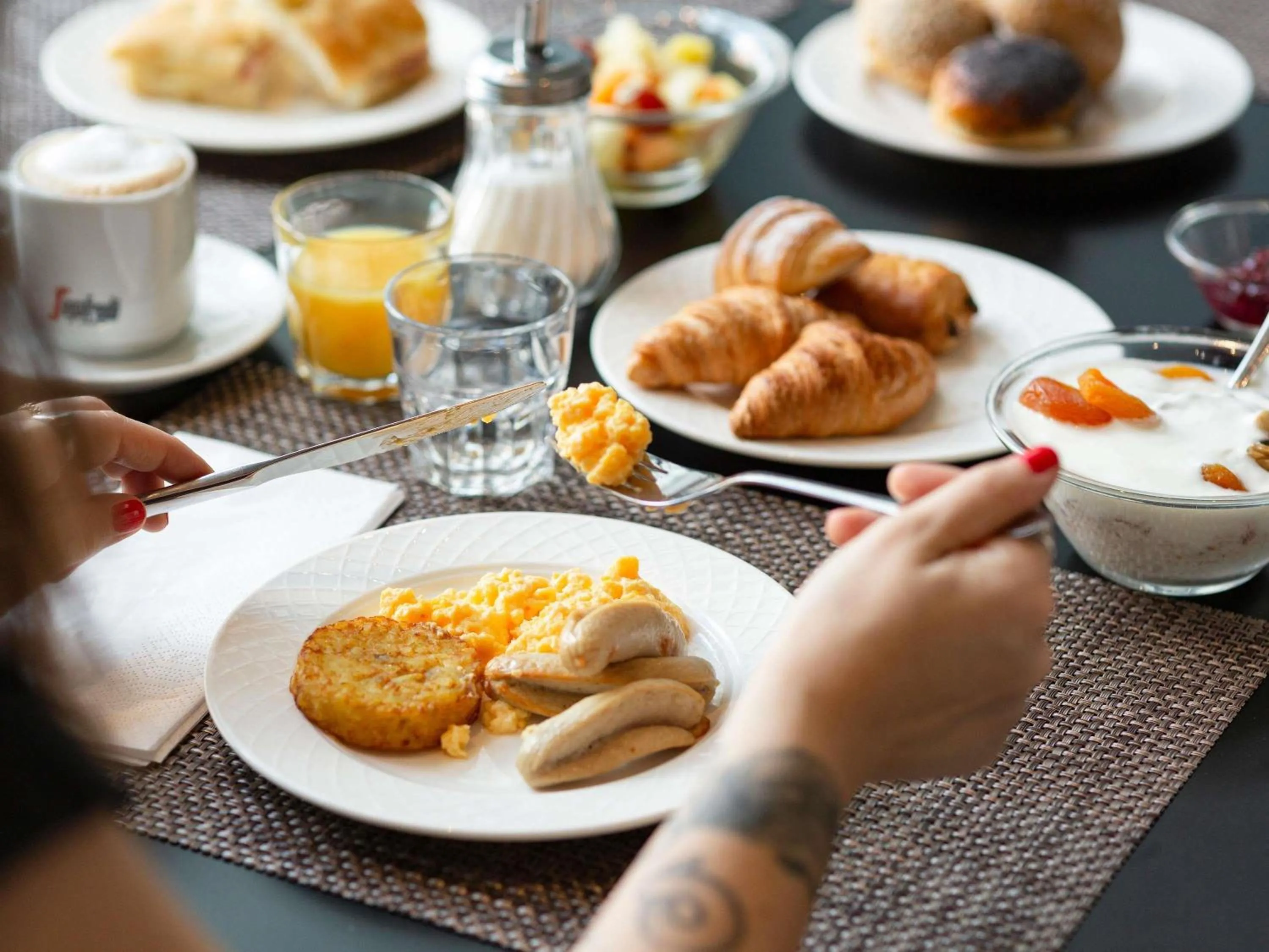 Breakfast in ibis budget Lugano Paradiso