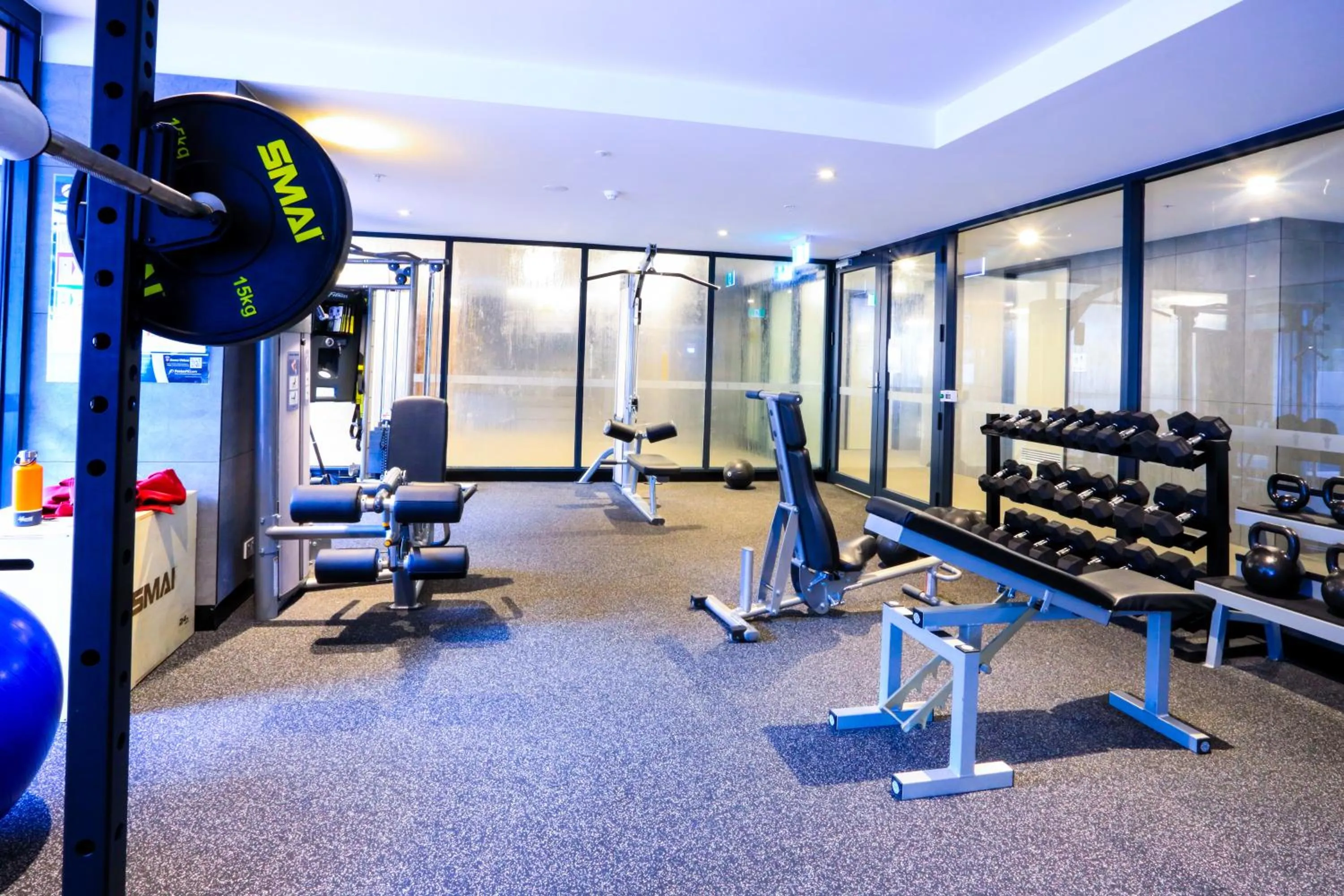 Fitness centre/facilities in Flagstaff Green Apartments