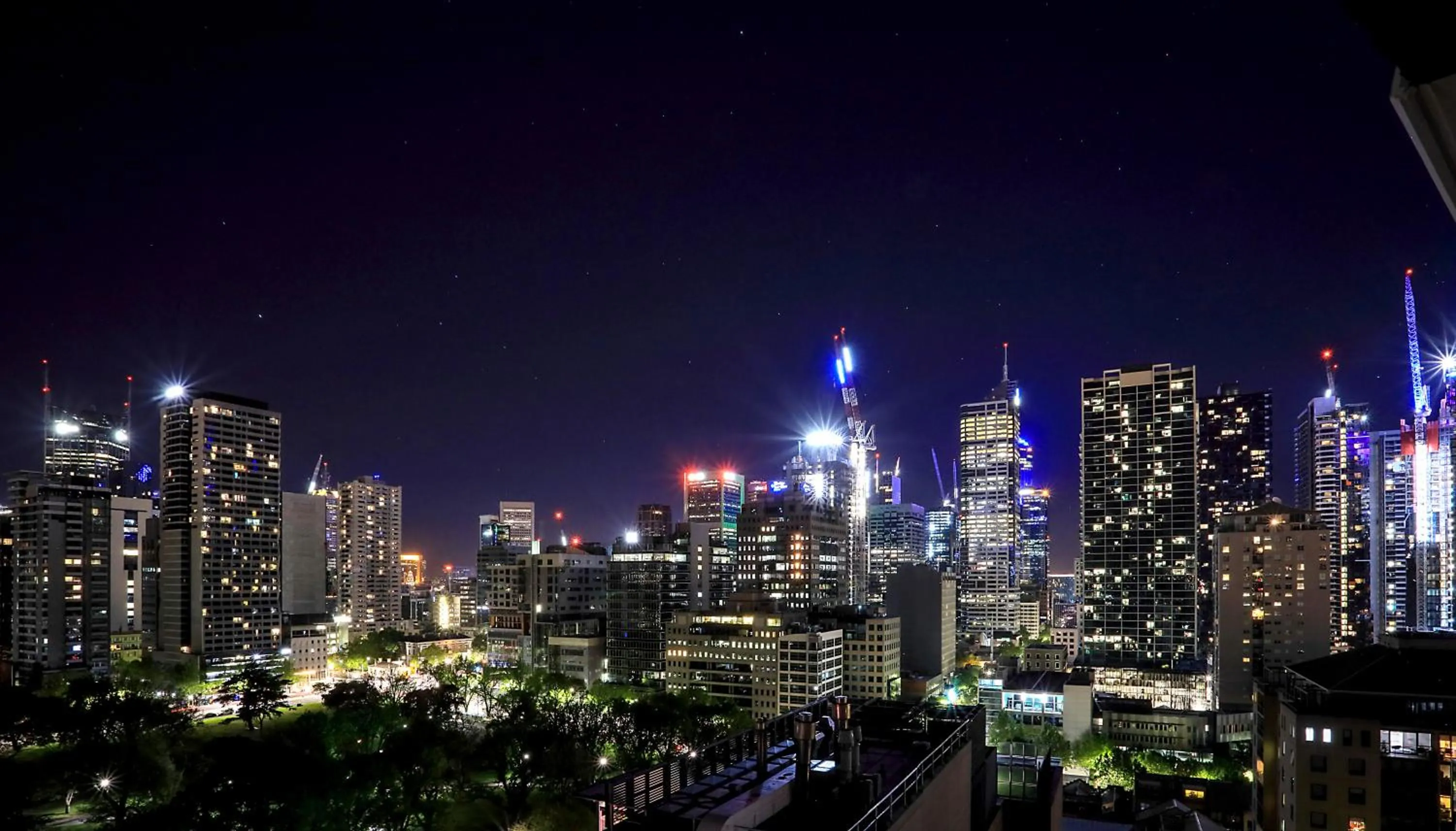 City view in Flagstaff Green Apartments