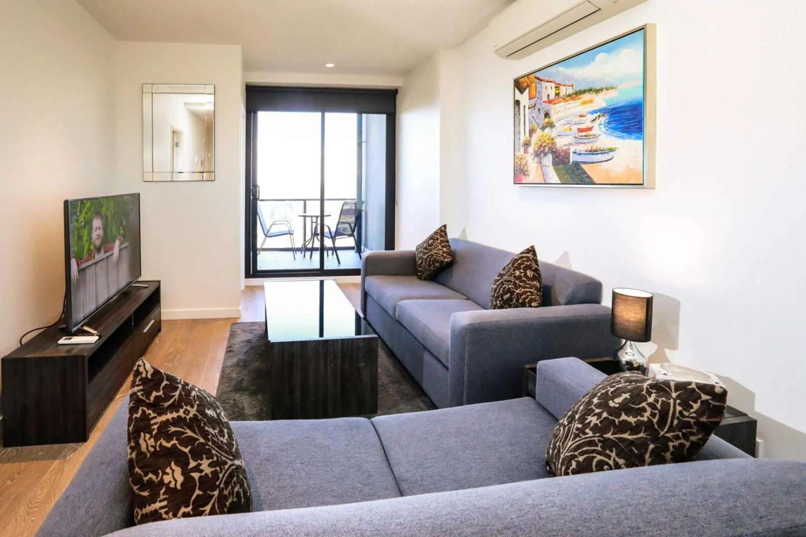 Living room in Flagstaff Green Apartments