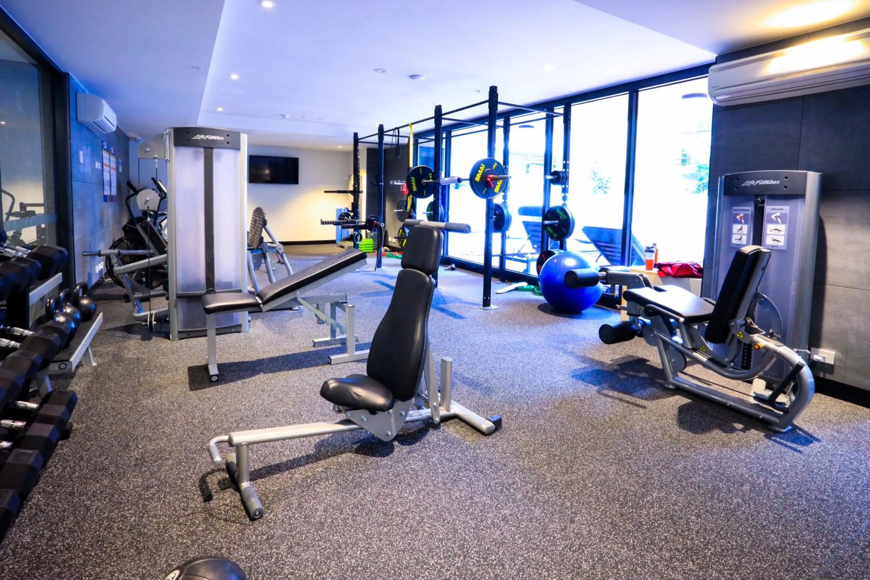 Fitness centre/facilities in Flagstaff Green Apartments