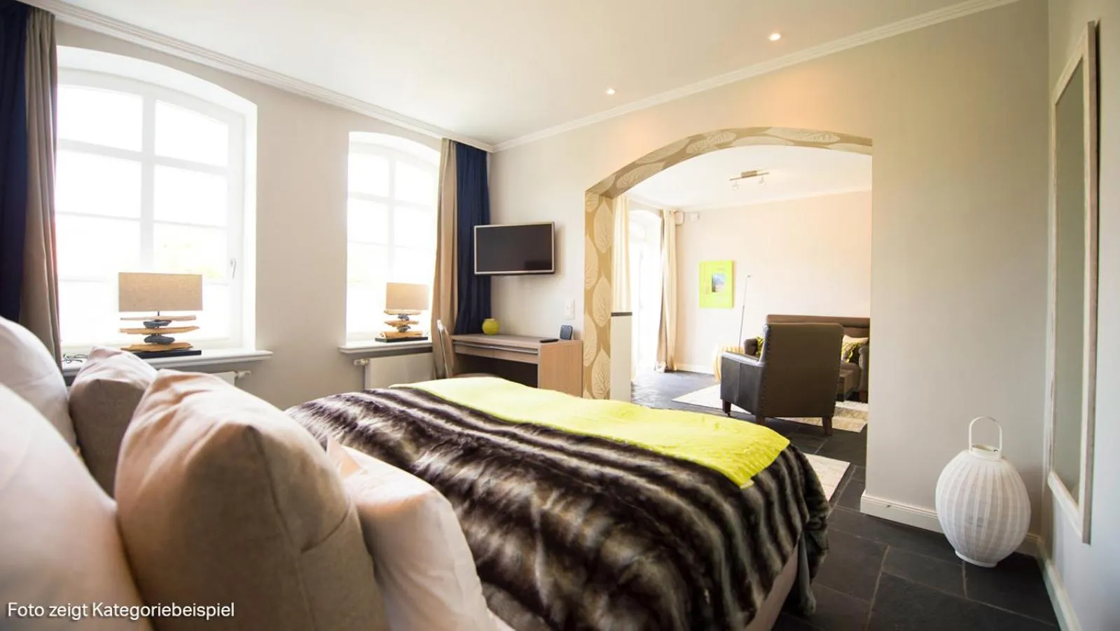 Bed in Hotel Hof Galerie