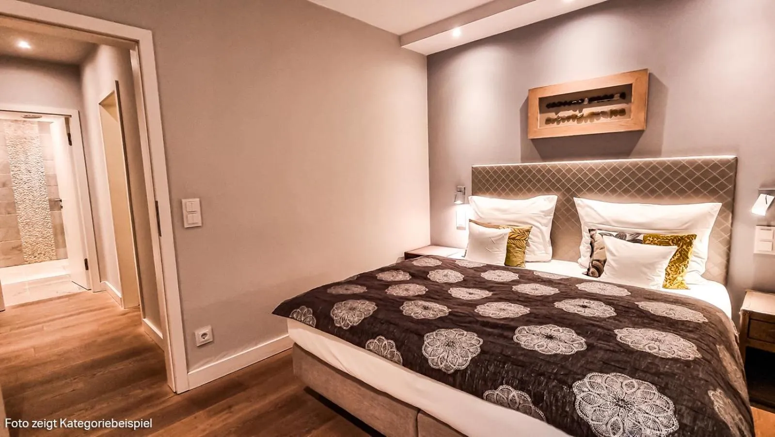 Bed in Hotel Hof Galerie