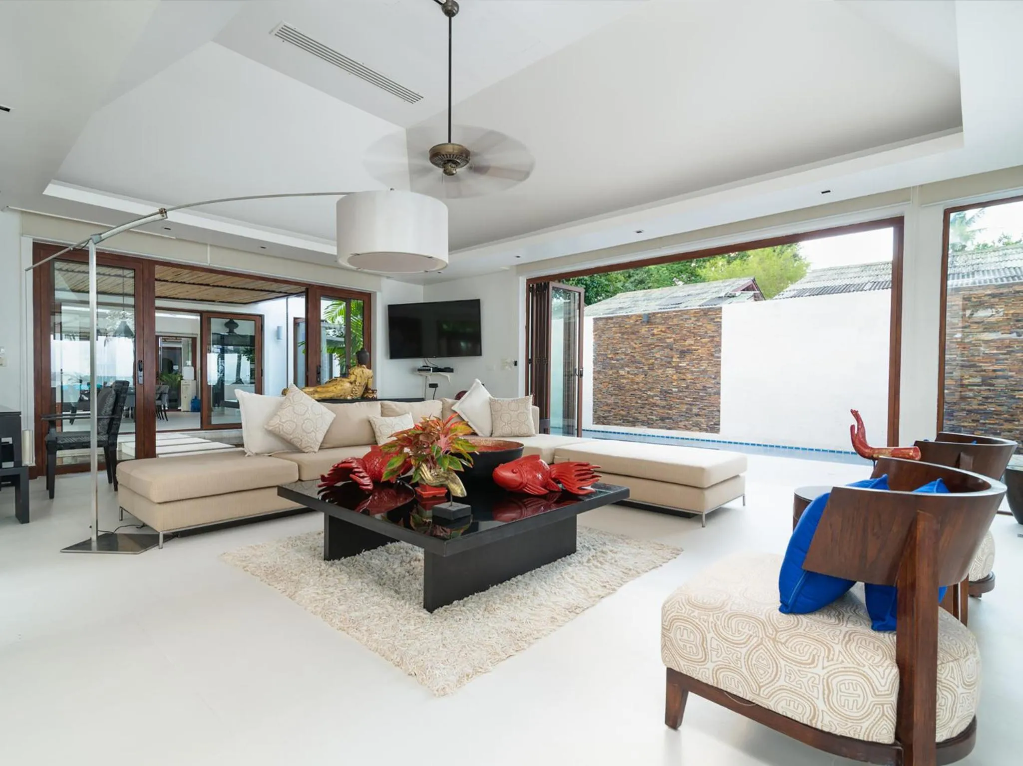 Living room in Villa Chi Samui - SHA Extra Plus