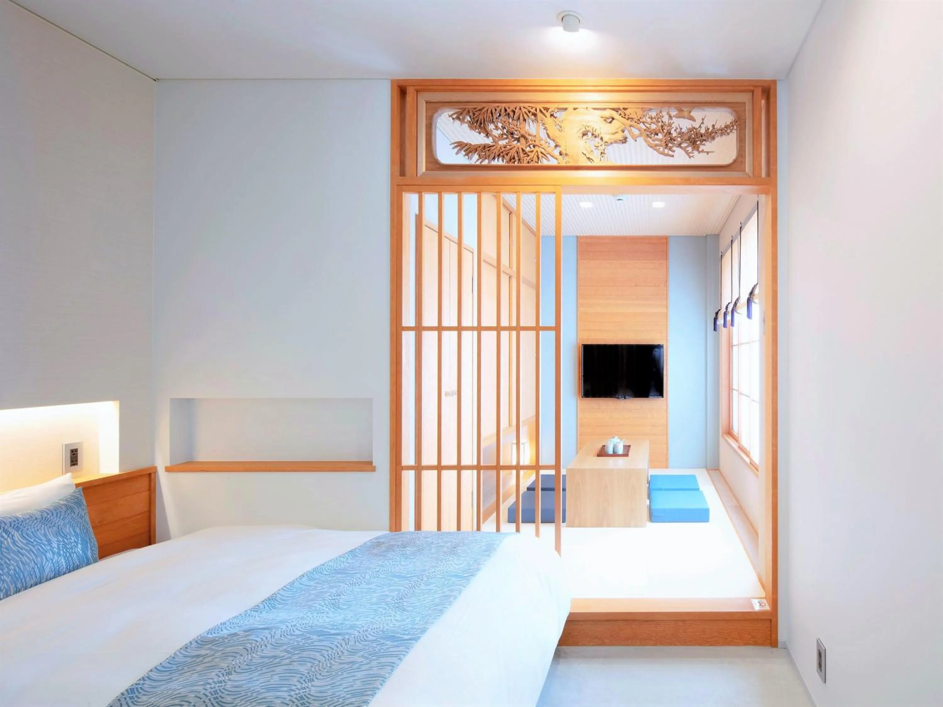 Photo of the whole room in Tanakaya Kyoto Karasuma