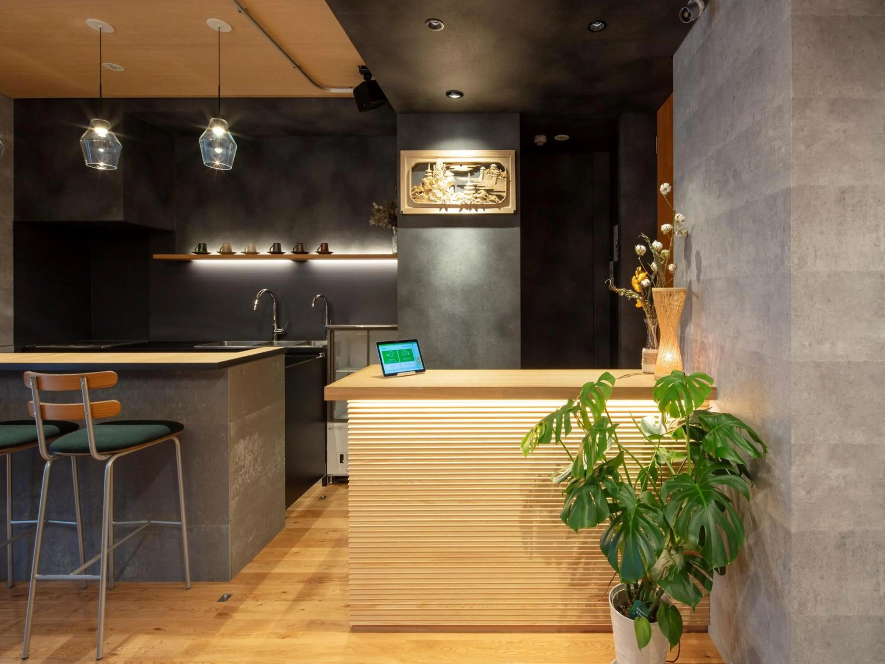 Lobby or reception in Tanakaya Kyoto Karasuma