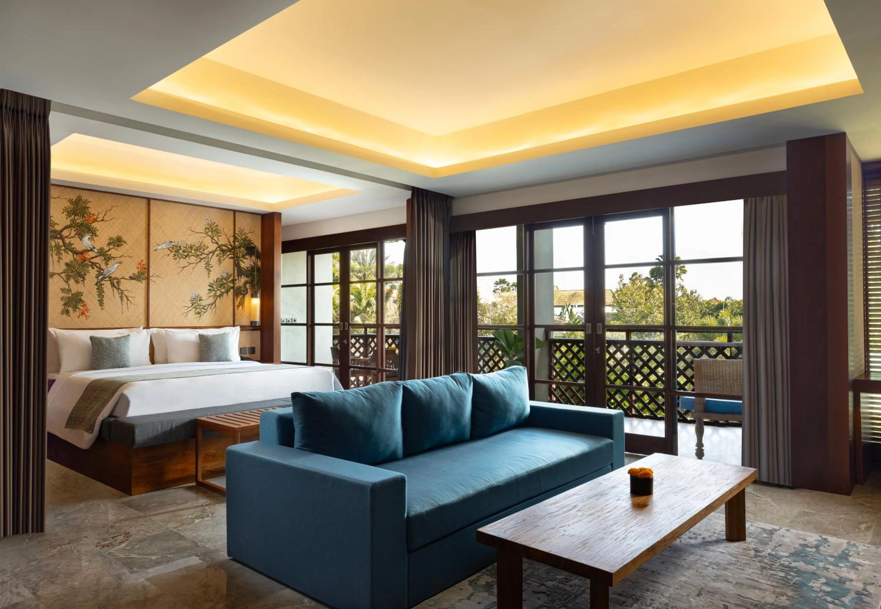 Photo of the whole room, Bed in Adiwana Bisma