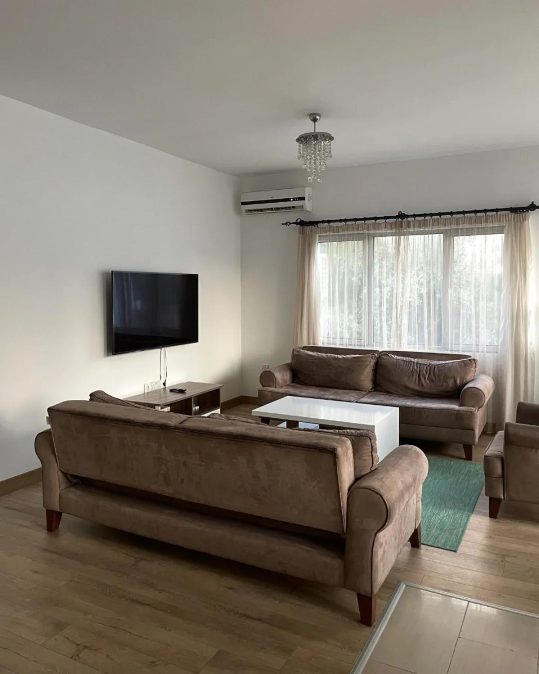 Living room in RIX Apartments