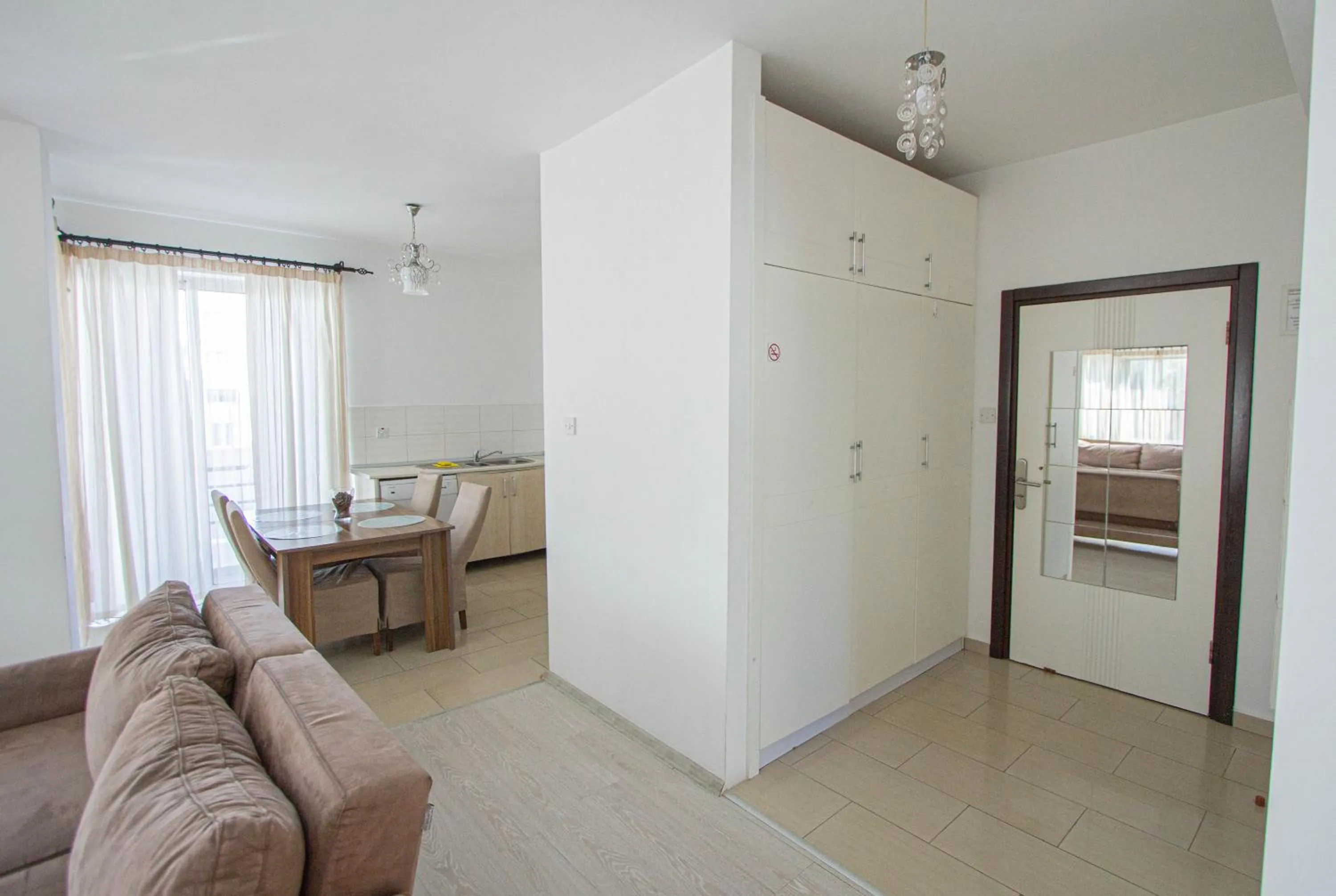 Living room in RIX Apartments