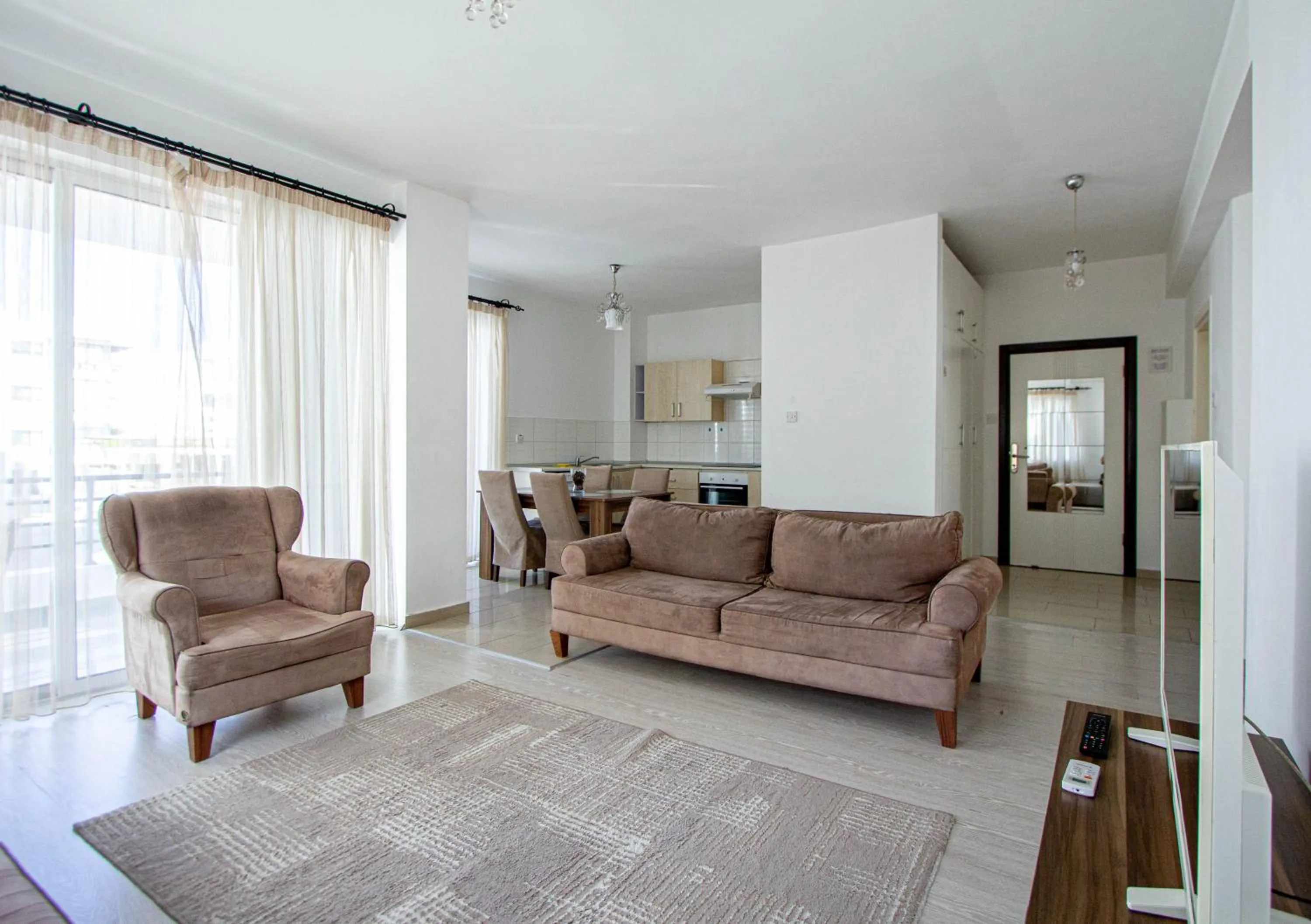 Living room in RIX Apartments