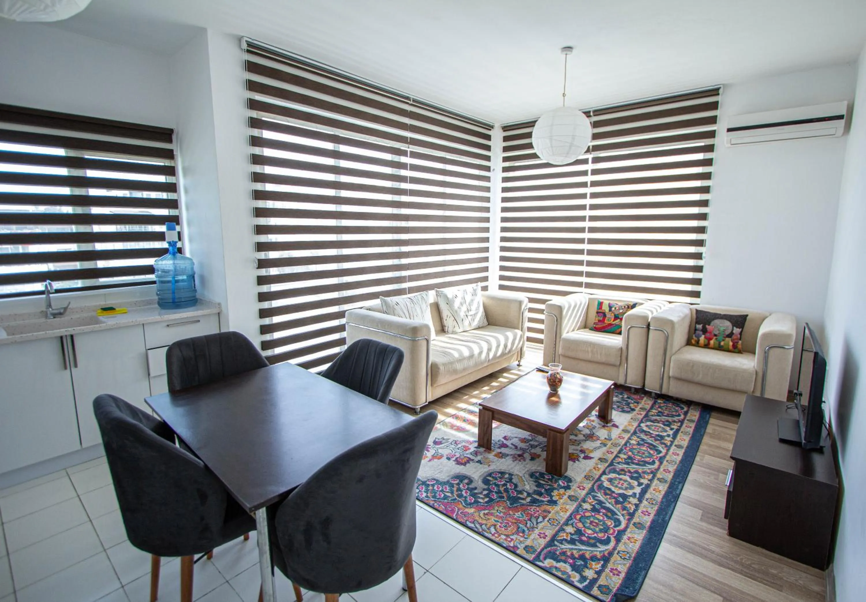 Living room in RIX Apartments