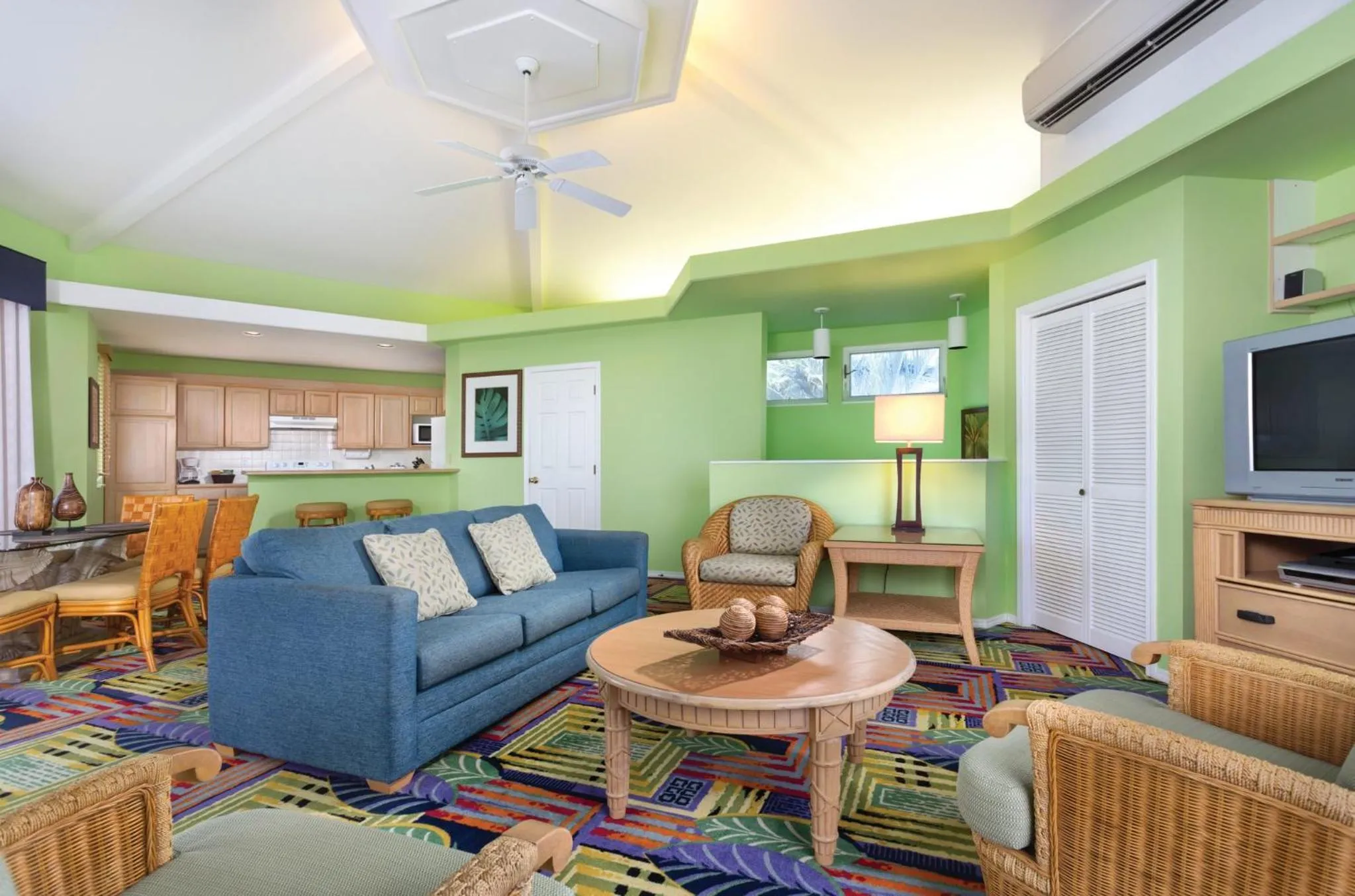 Living room in Holua Resort