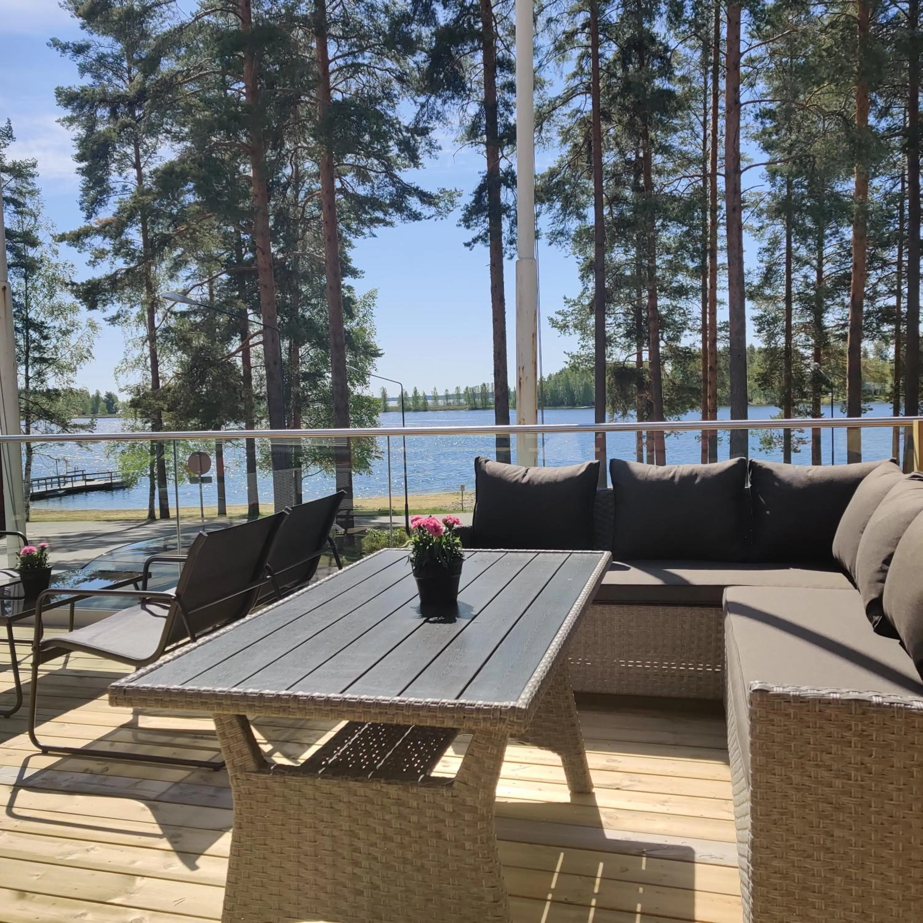 Patio in Herttua Hotel and Spa