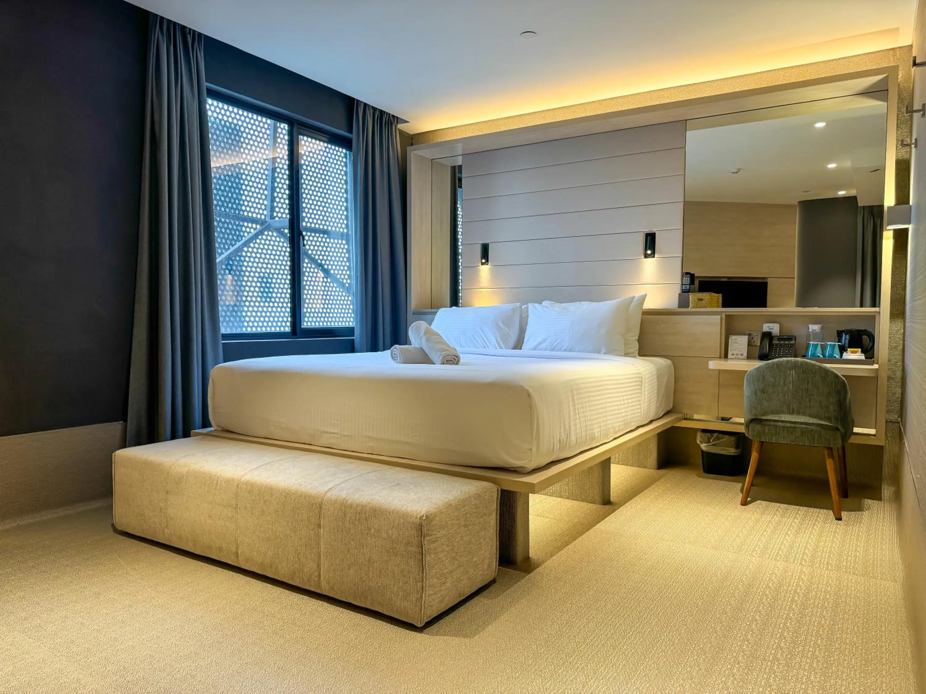 Bed in The Upper House, Batu Kawan