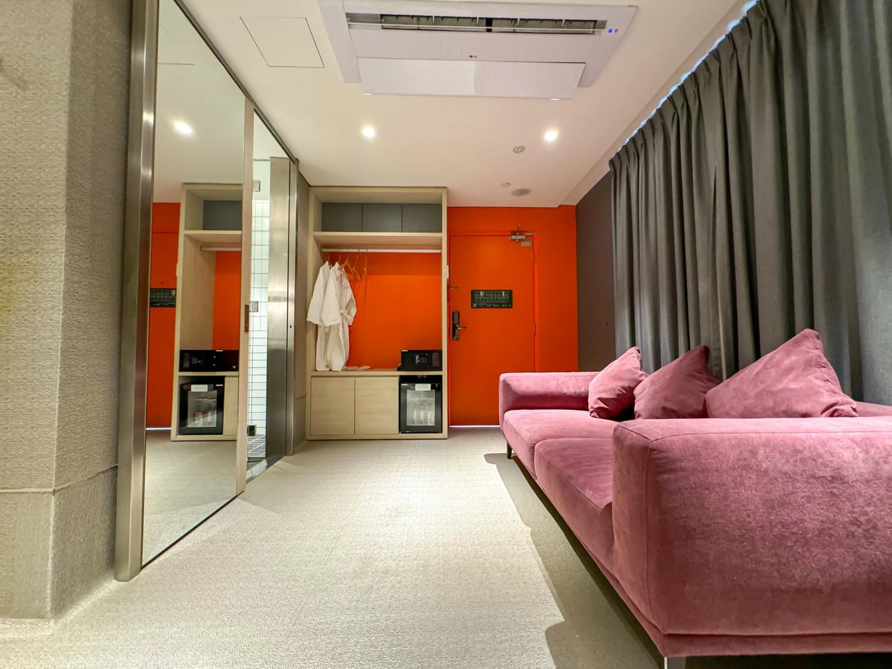 Seating area in The Upper House, Batu Kawan