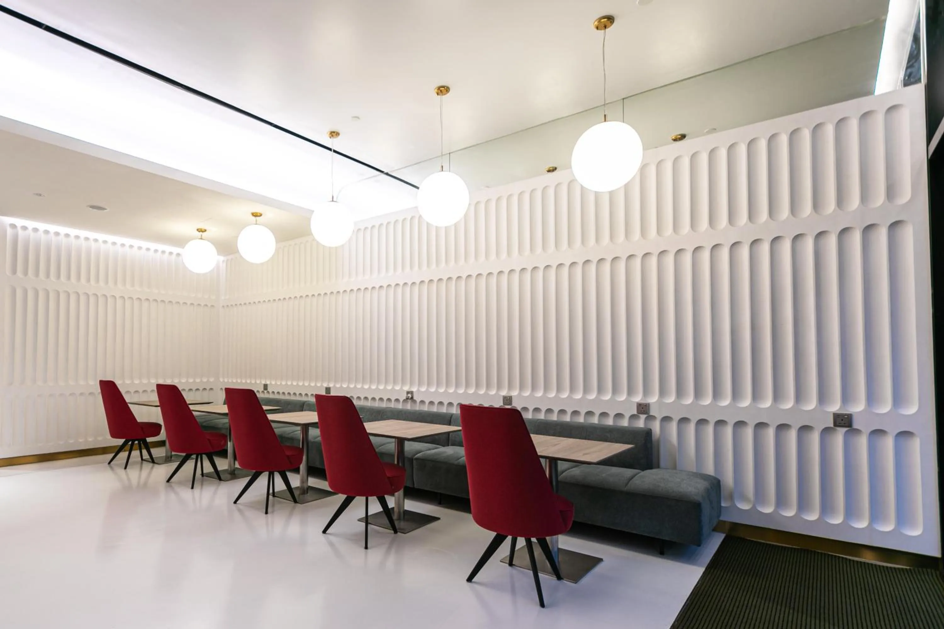 Seating area in The Upper House, Batu Kawan