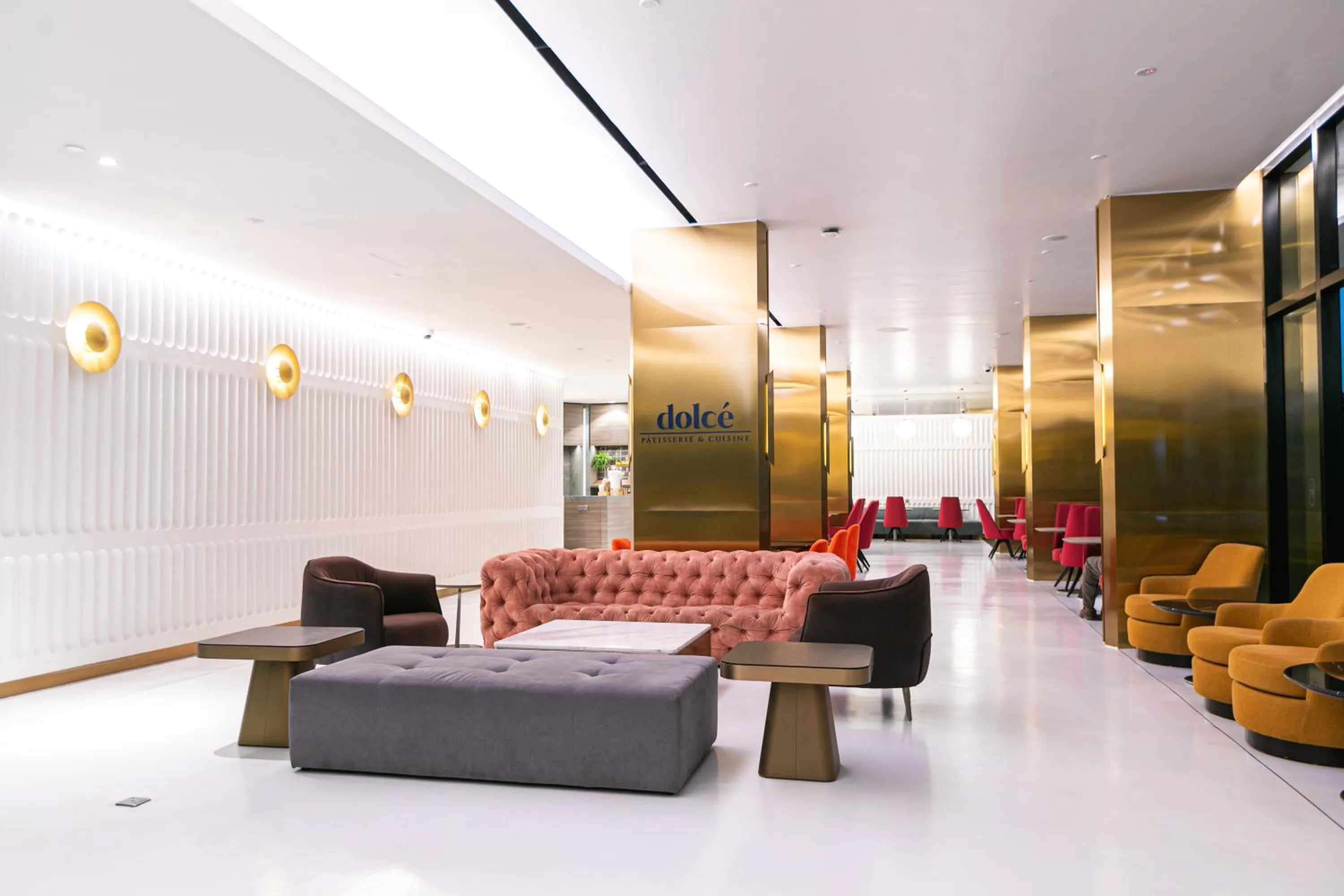 Seating area in The Upper House, Batu Kawan