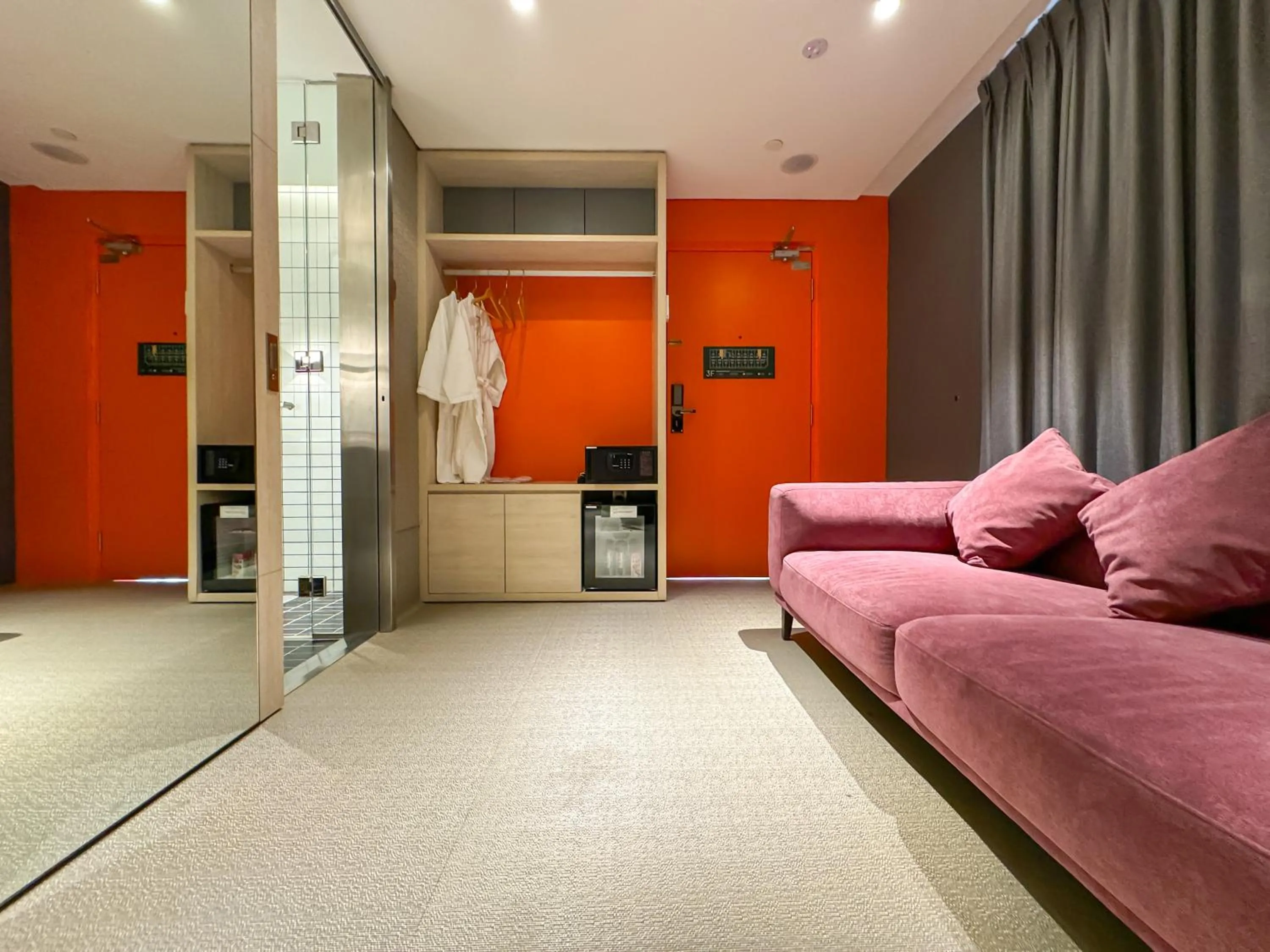 Seating area in The Upper House, Batu Kawan