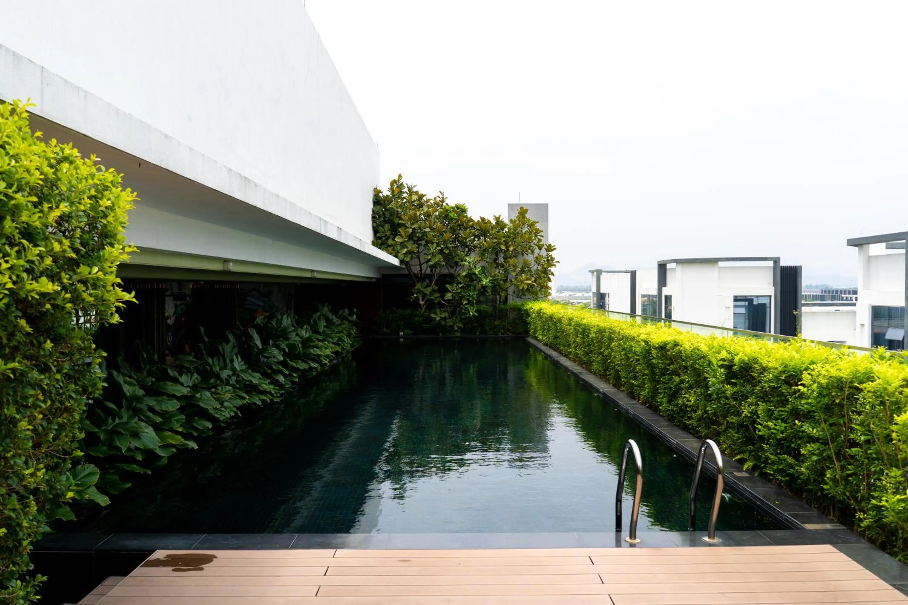 Swimming pool in The Upper House, Batu Kawan