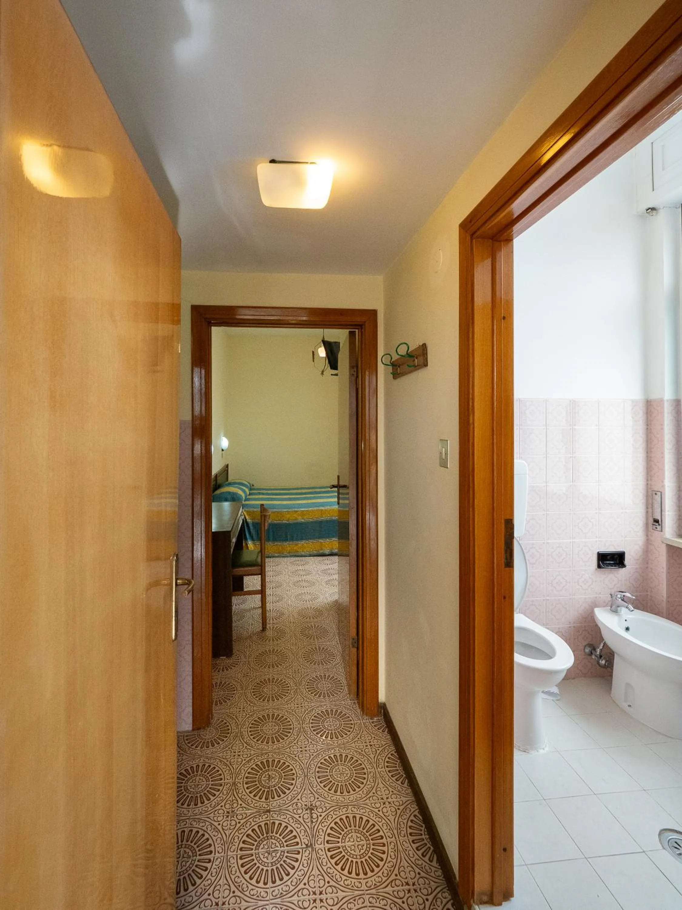 Bed in Hotel Blurelda