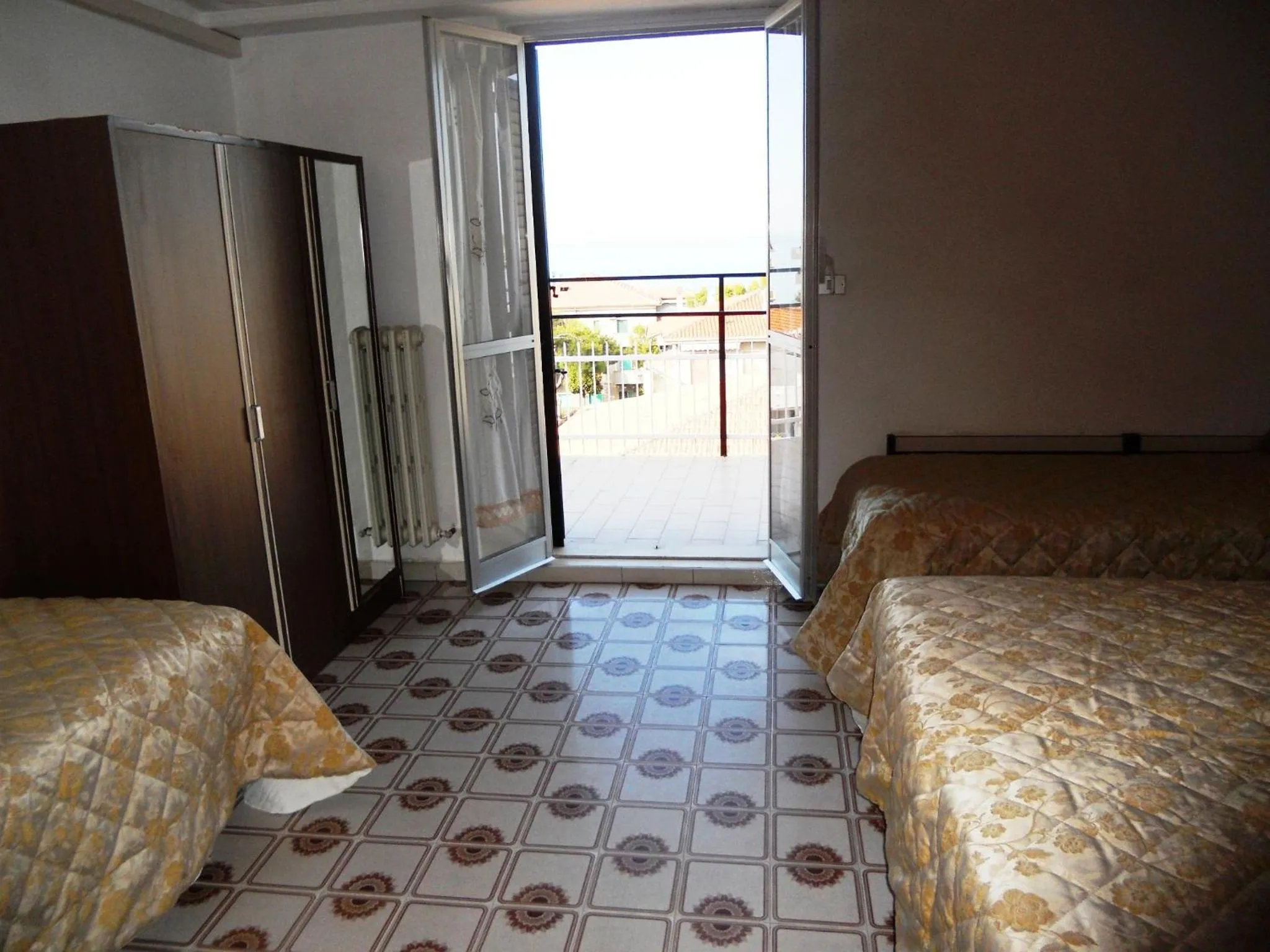 Decorative detail, Bed in Hotel Blurelda