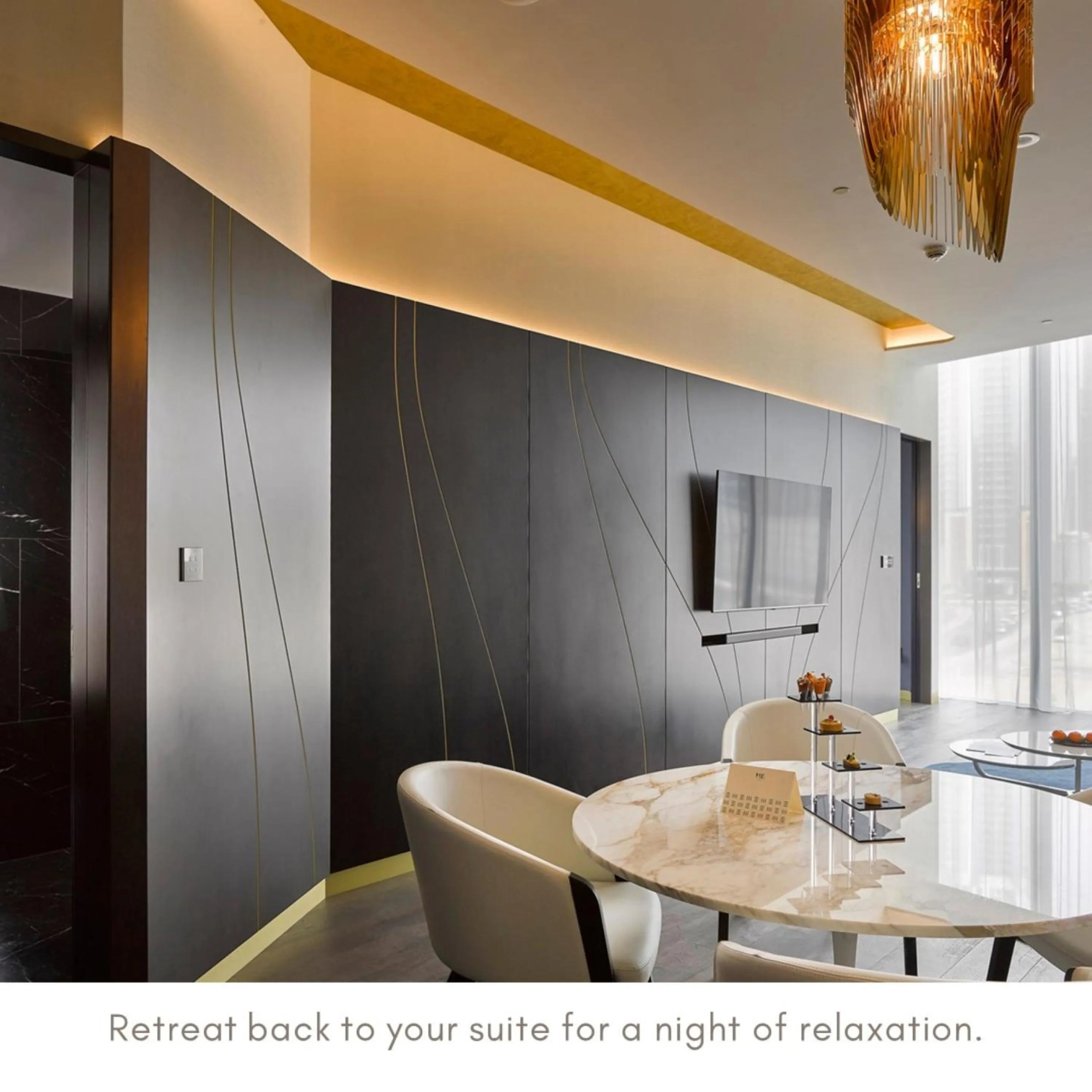 Bedroom in ME Dubai by Meliá