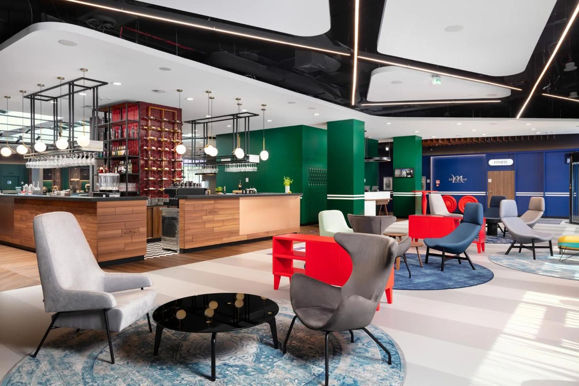 Lobby or reception in Mercure Warszawa Ursus Station