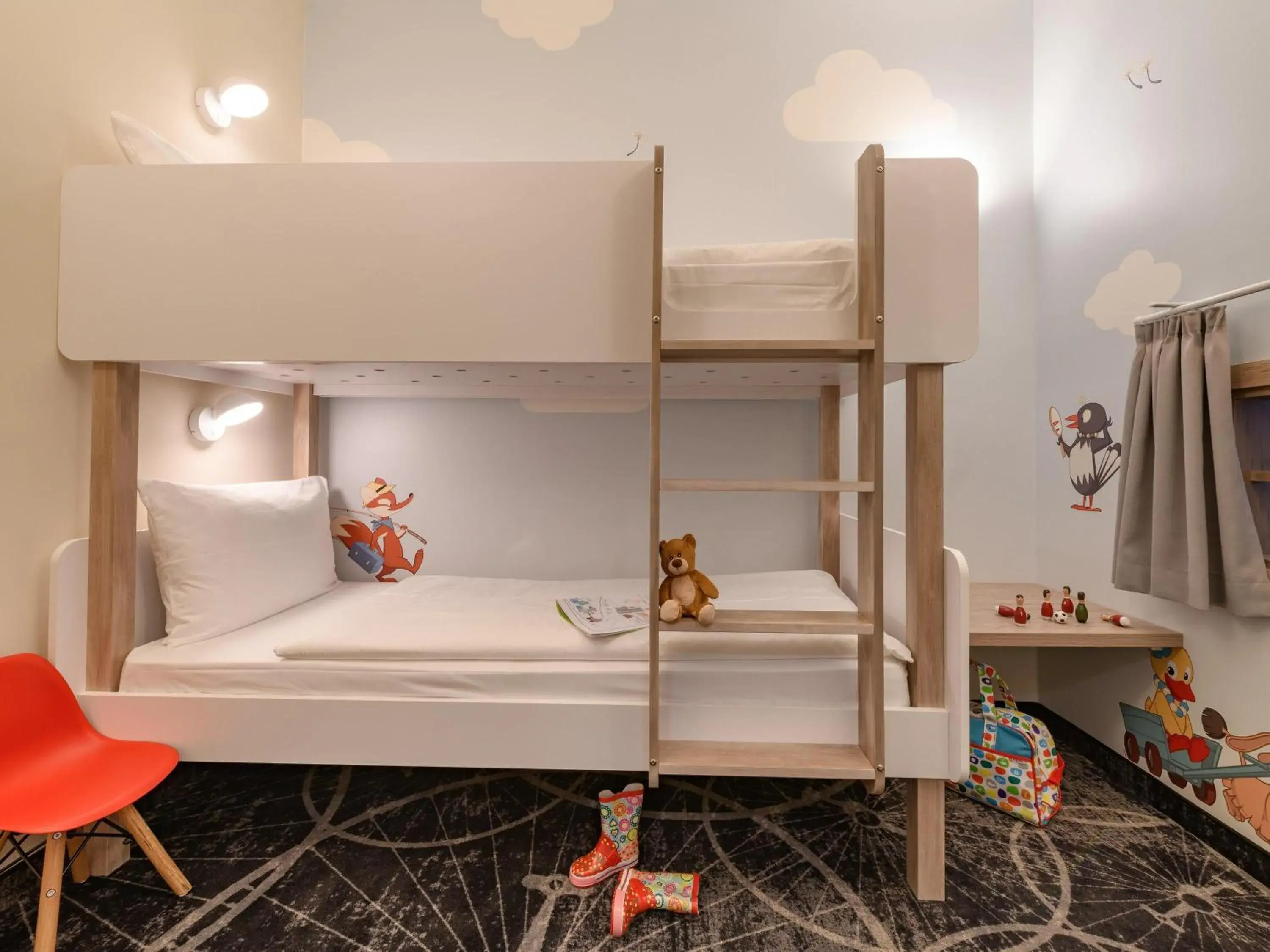 Family Room with Double Bed and Bunk Bed in ibis Styles Magdeburg Family Room with Double Bed and Bunk Bed in ibis Styles Magdeburg