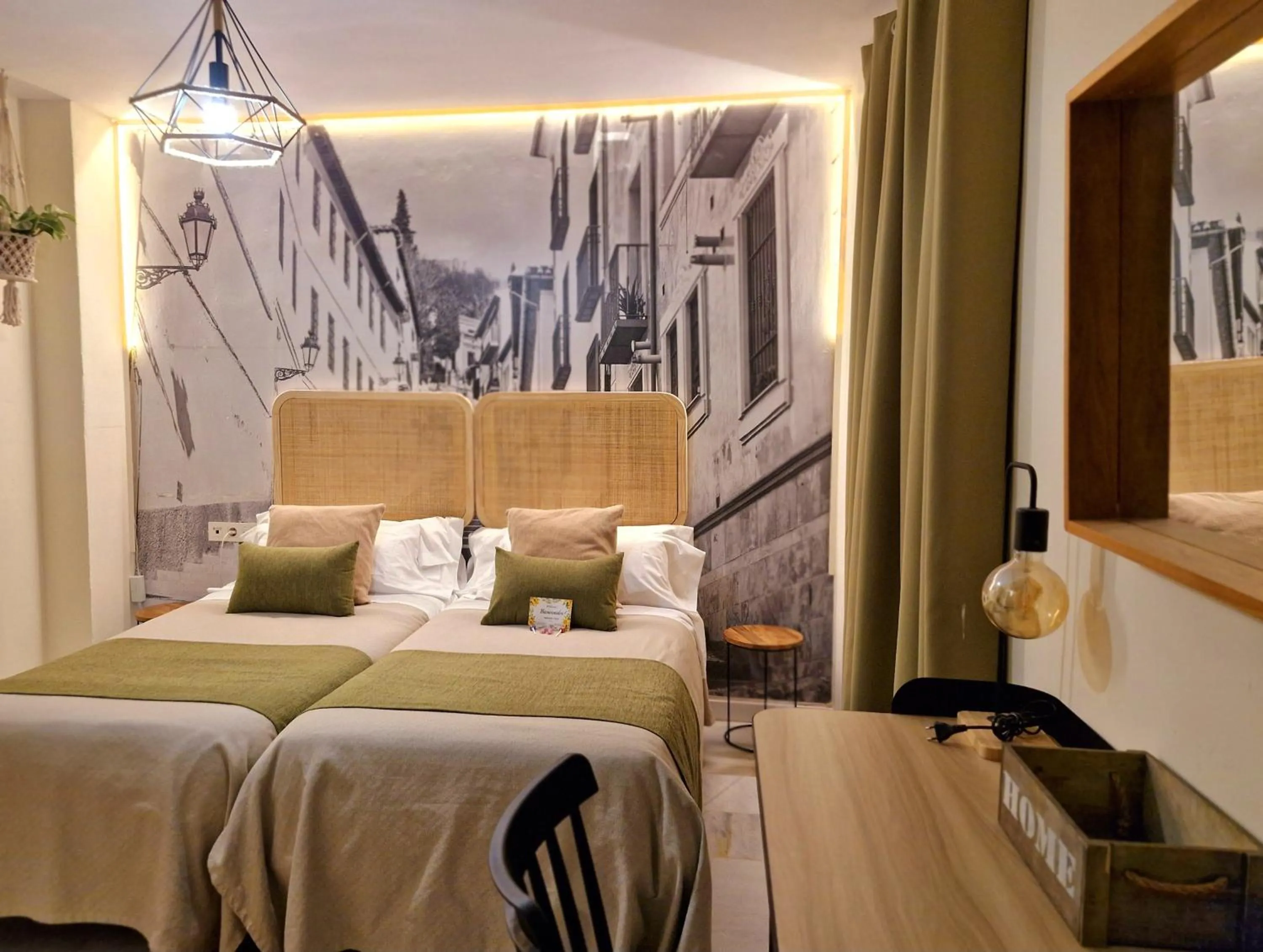 Twin Room Interior in Rooms Vita