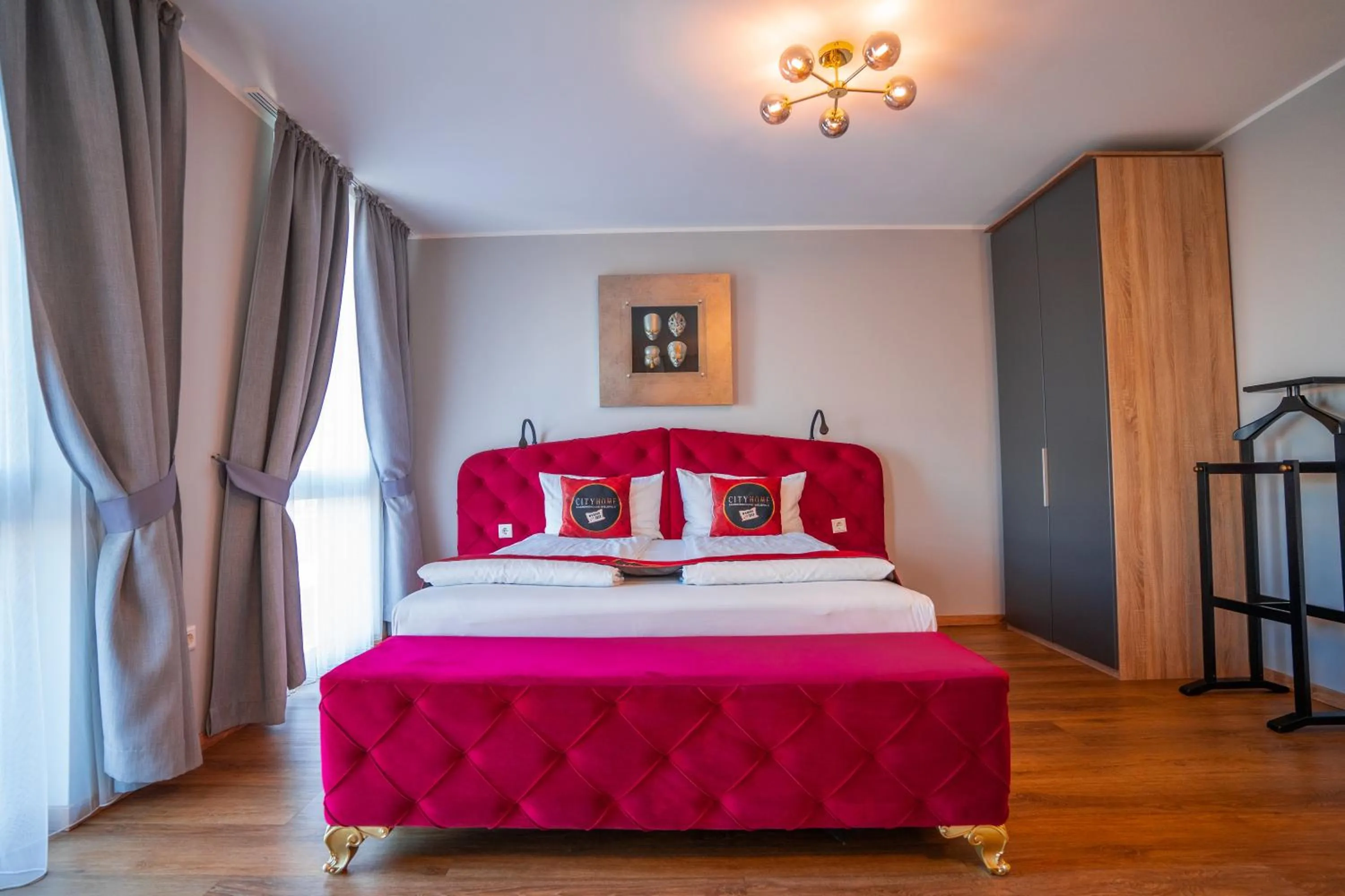 Bed in Boardinghouse City Home