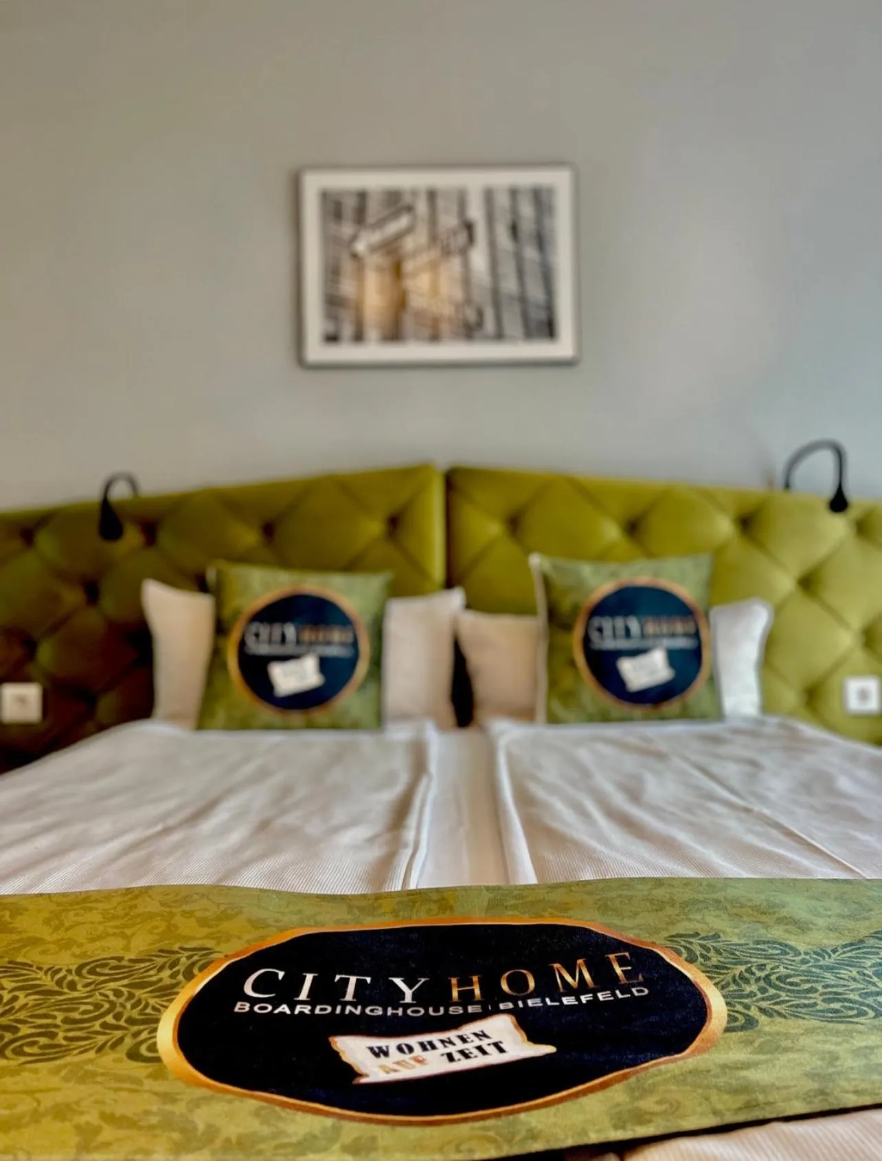 Bed in Boardinghouse City Home