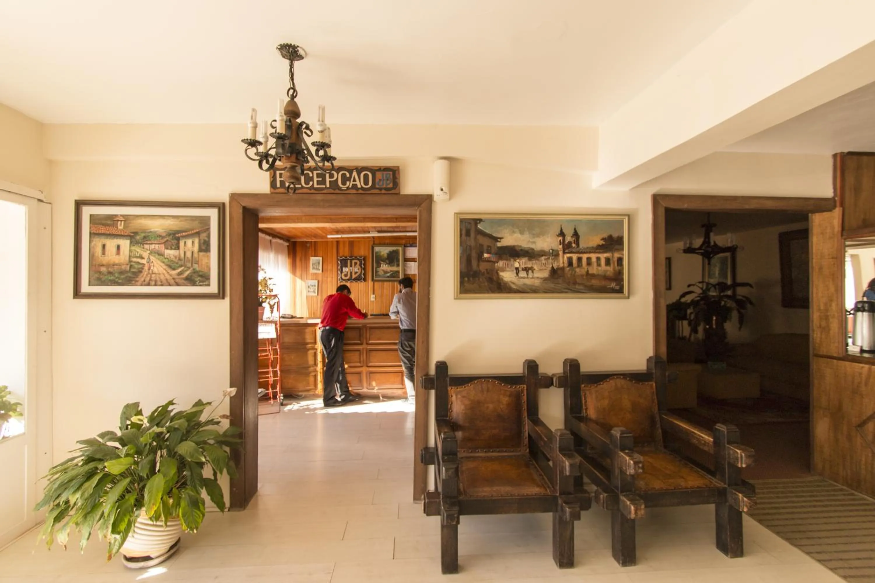 Lobby or reception in Hotel JB