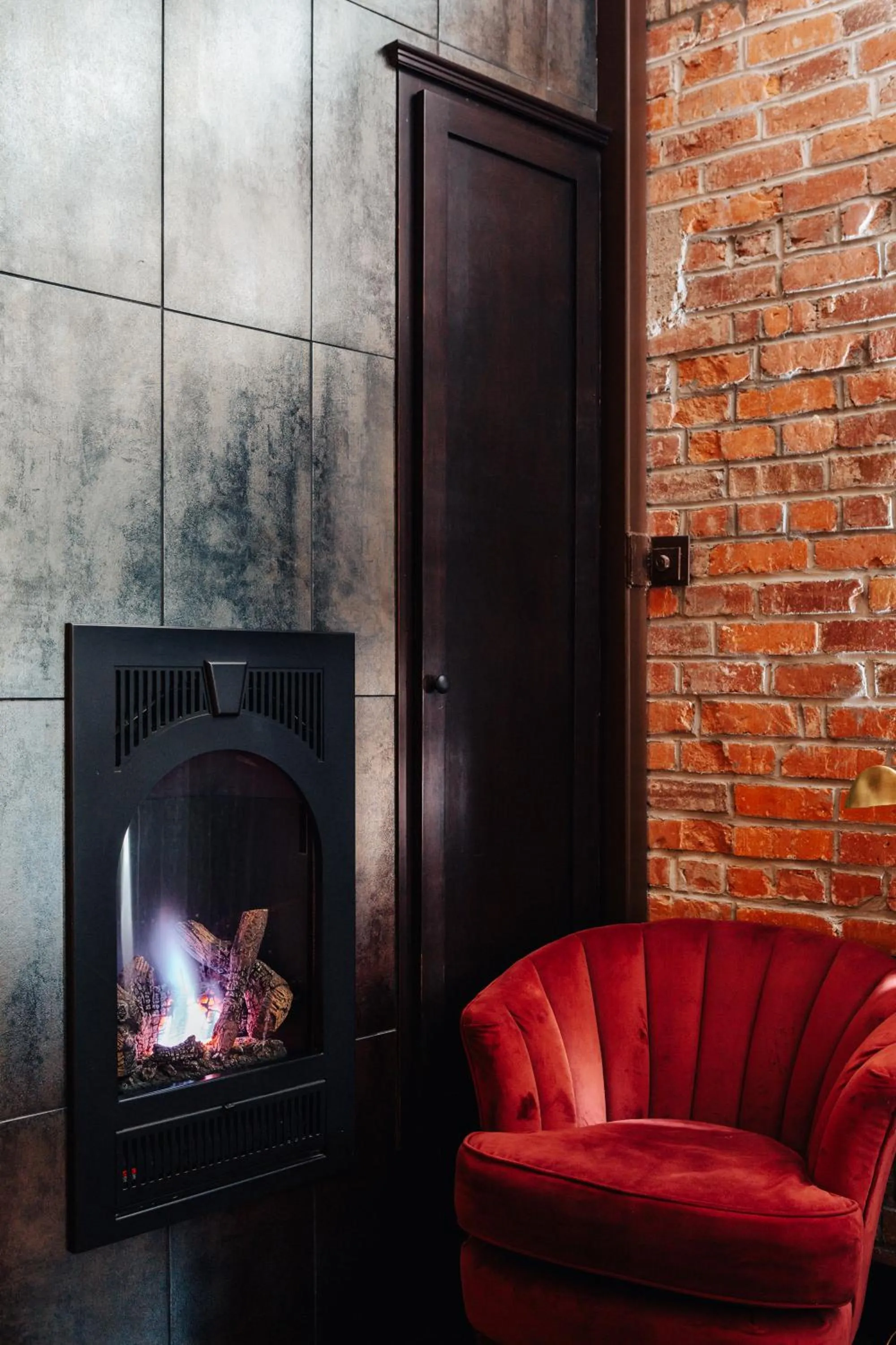 fireplace in Granada Hotel & Bistro