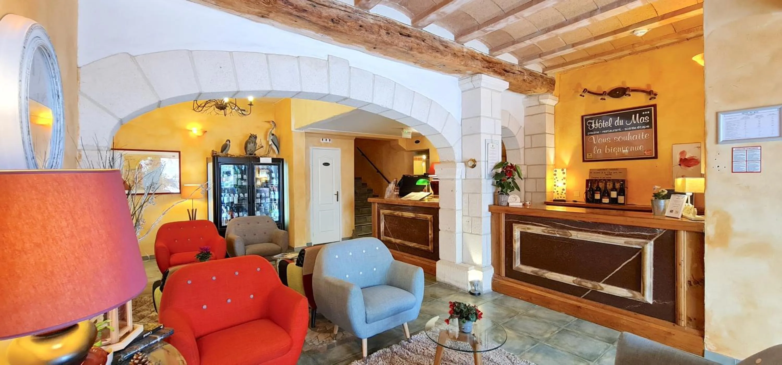 Living room in Hotel du Mas