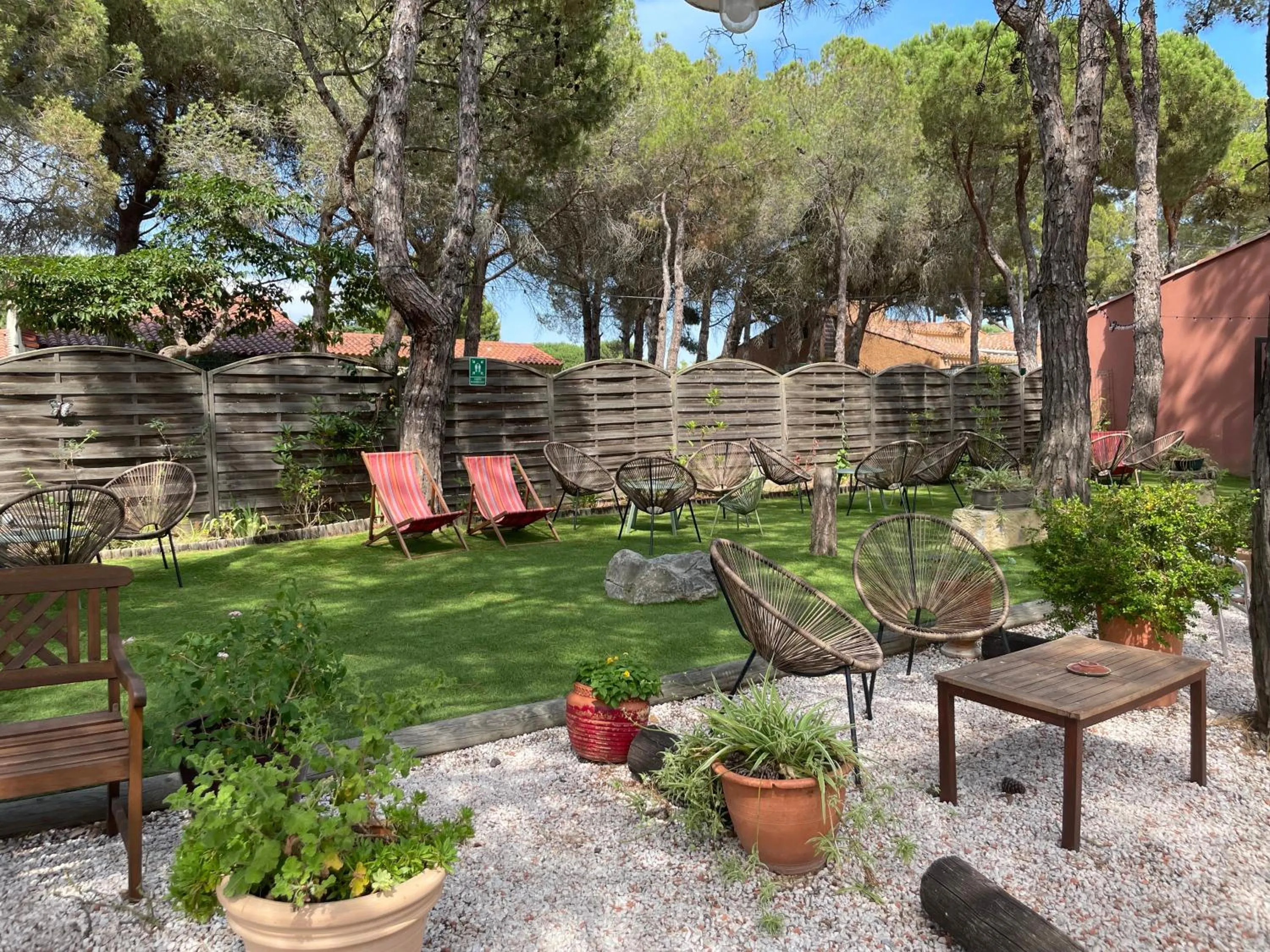 Garden in Hotel du Mas