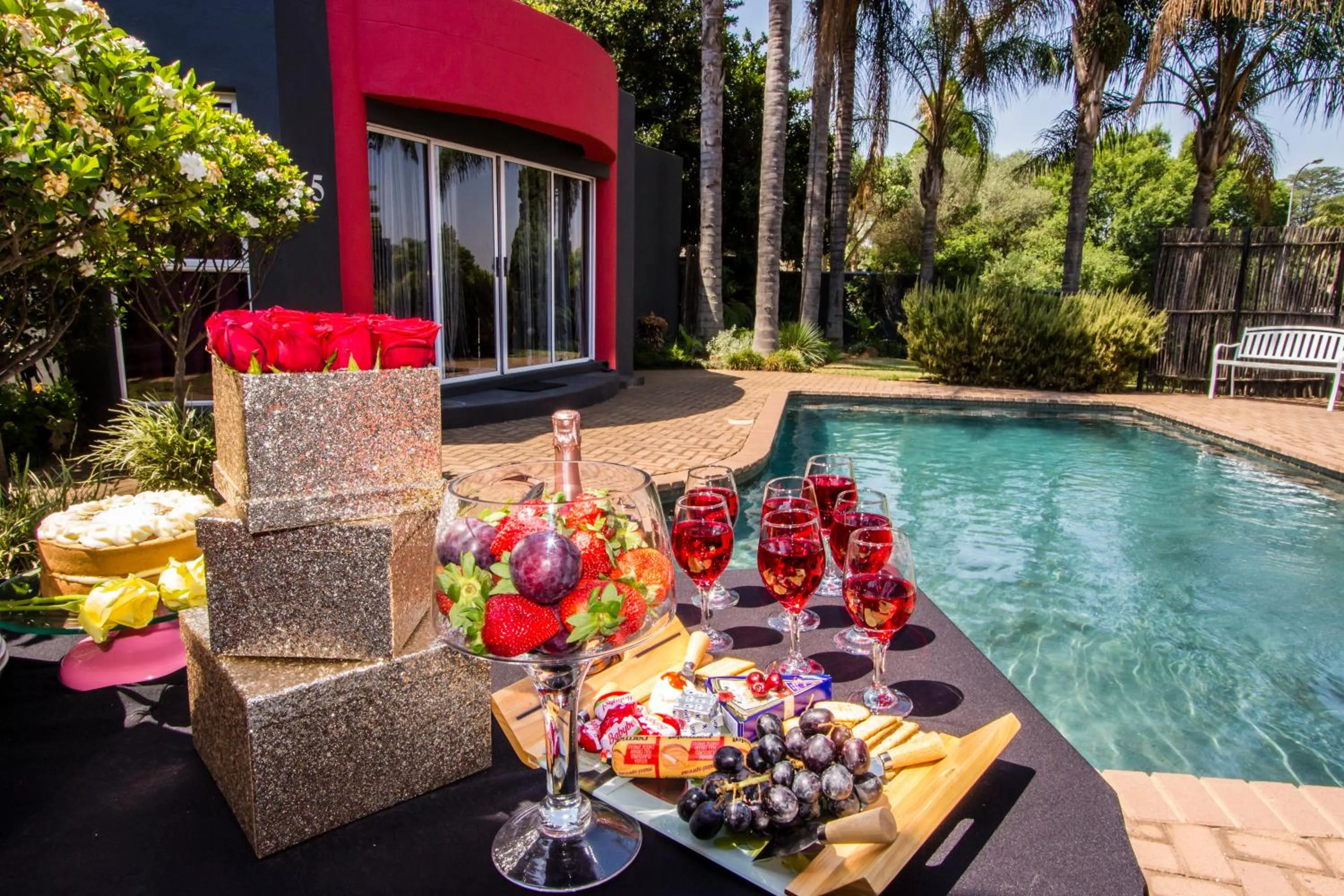 Patio in New Bali Guesthouse